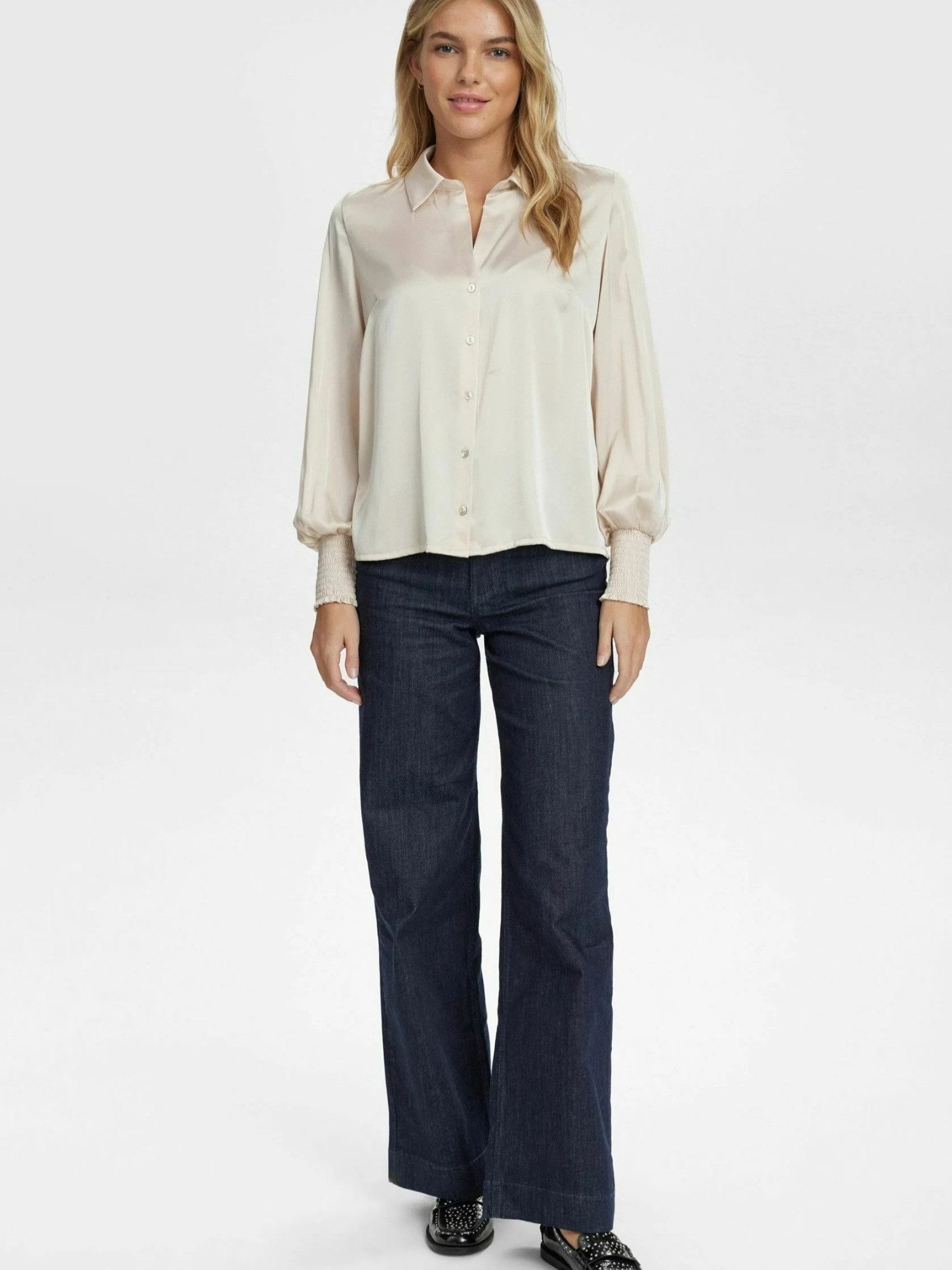 nümph Langarmhemd Nümph Shirt NUSINAN