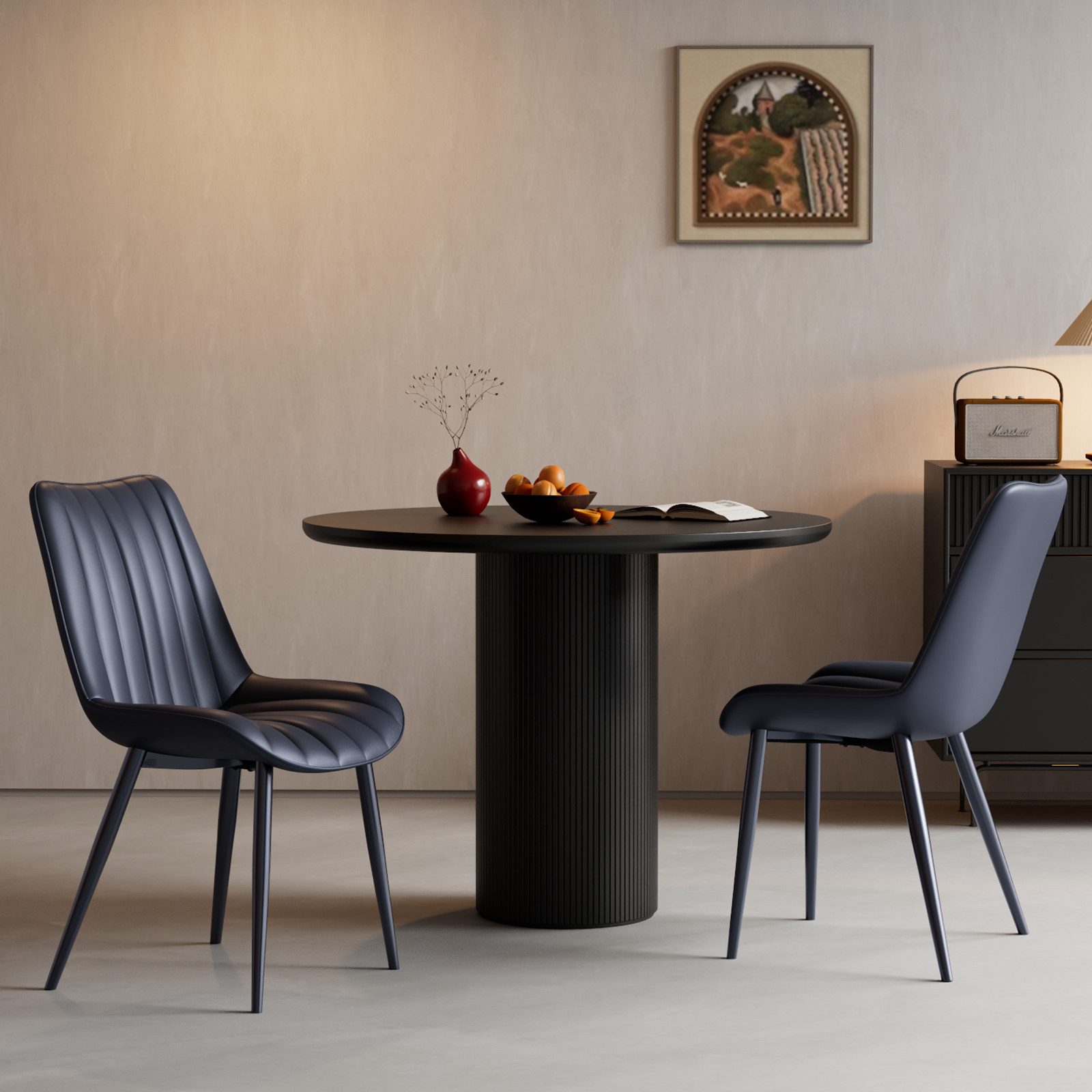 HOMAVO Esszimmerstuhl YZ1 STUHL-SET 2 Stück in Stoff oder Kunstleder – mode günstig online kaufen