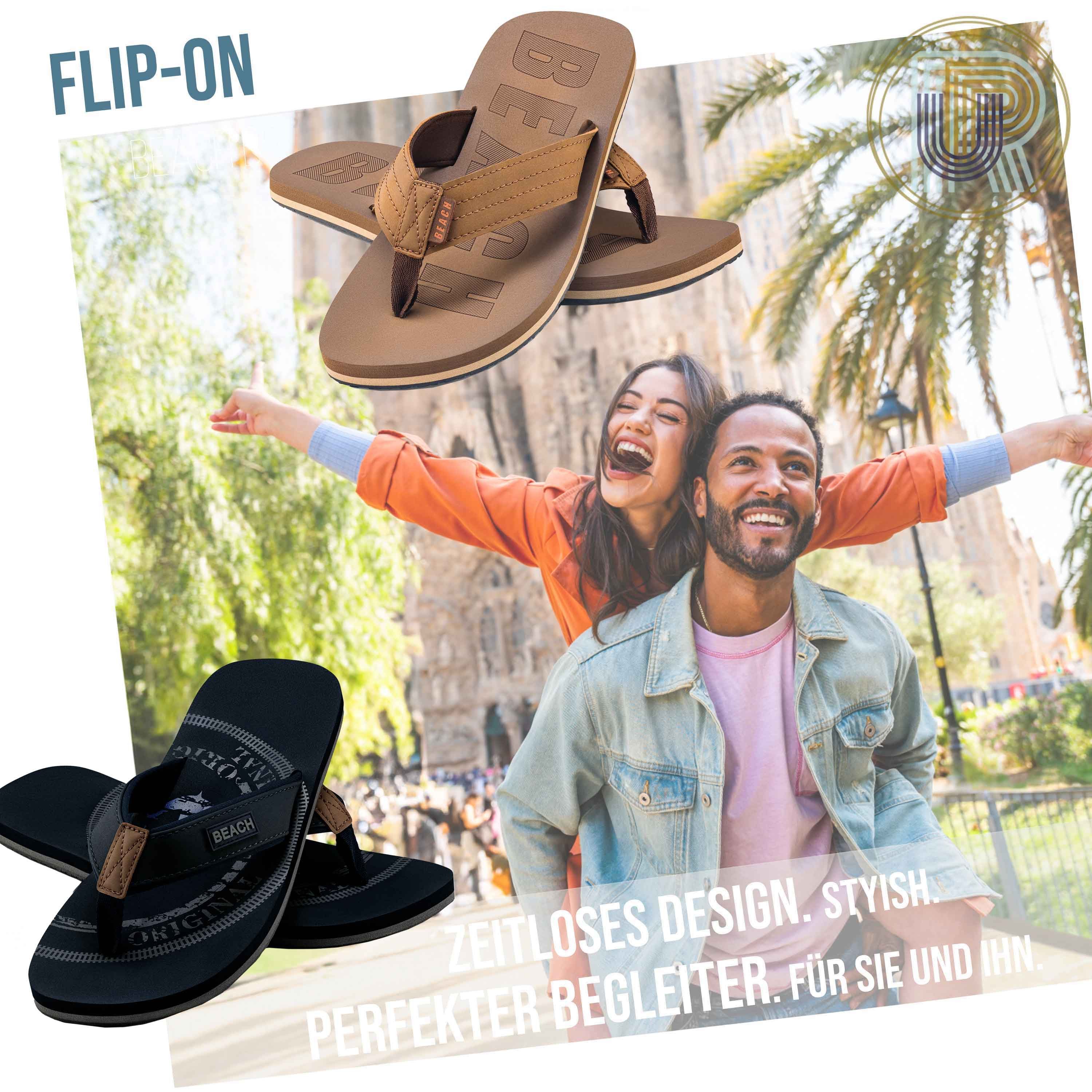 Ultrapower Flip-On Zehentrenner Badelatschen Zehenstegpantolette Zehentrenner (Flip Flops Komfort und Stil)