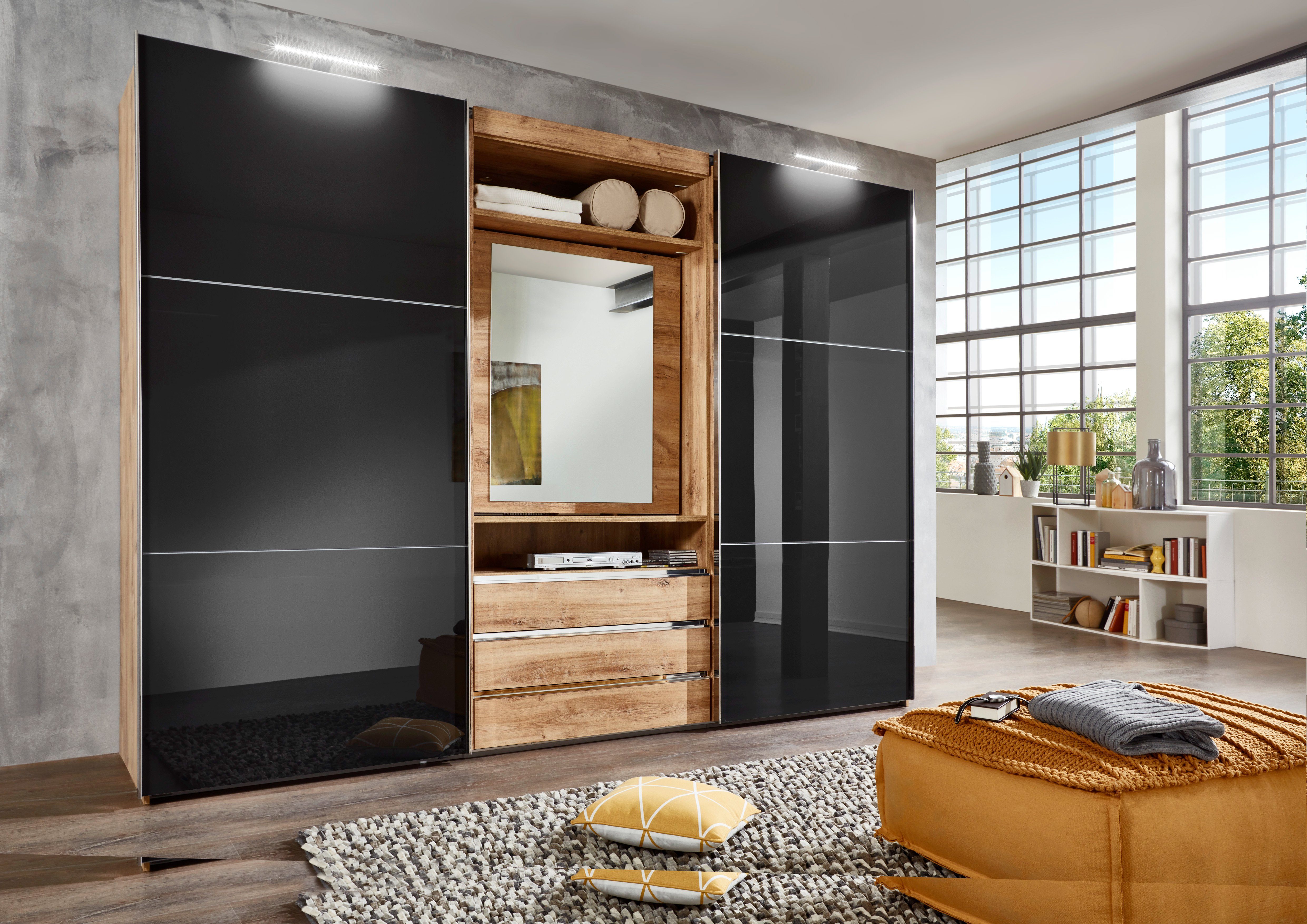 Wimex Schwebetürenschrank Magic by fresh to go mit drehbarer Spiegeltür