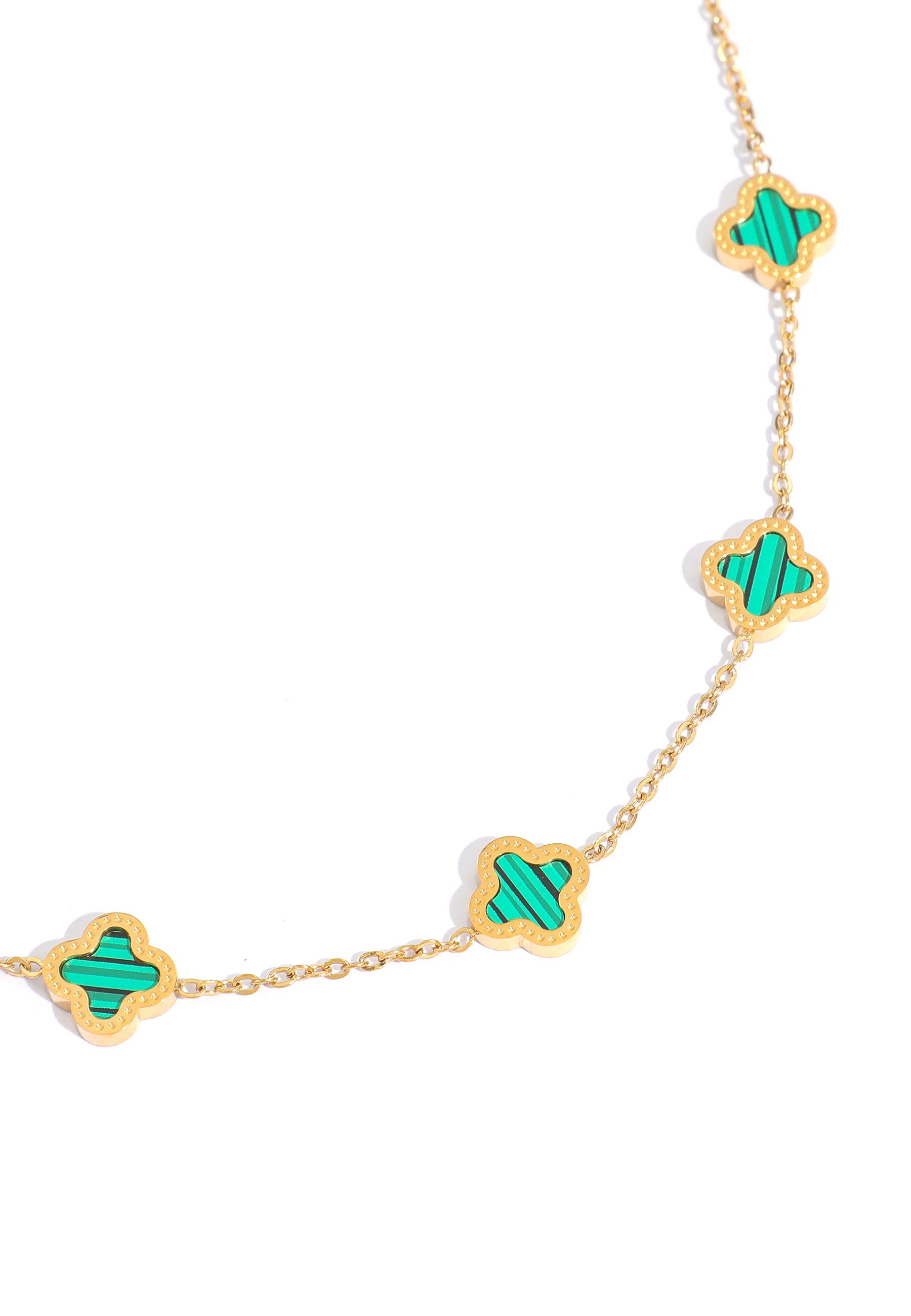 GOLDKLEIN Edelstahlkette Blume Schmuck Gold Halskette Anhänger, Angebot - Damen Herren mit Schmuckbox - Sale bis 31.07.2026