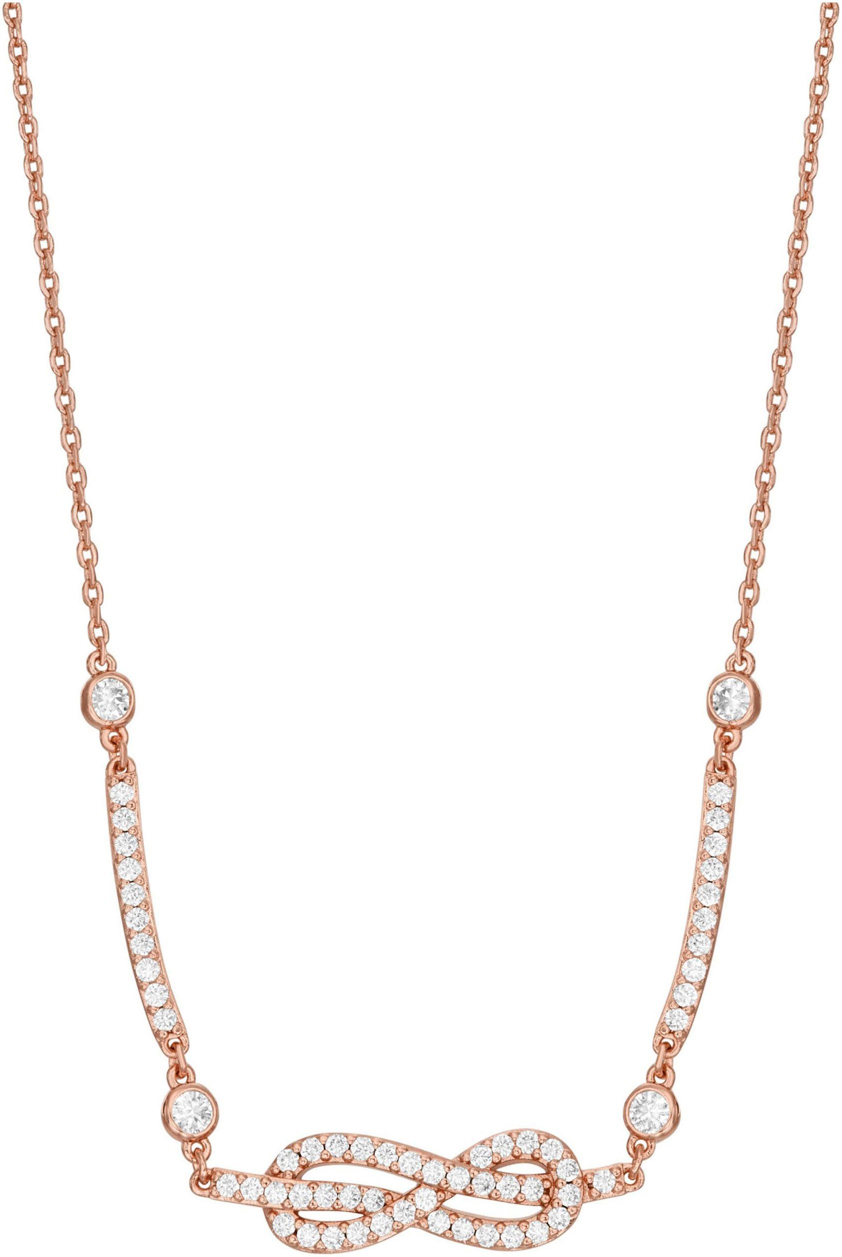 Emporio Armani Kette mit Anhänger Schmuck Geschenk Metall Halsschmuck SENTIMENTAL, mit Zirkonia (synth)