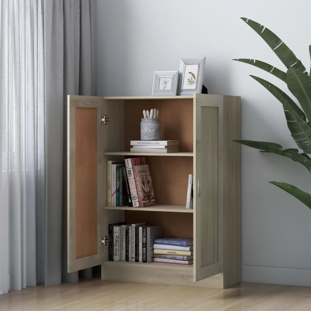 Bücherregal Sonoma-Eiche cm Bücherschrank furnicato 82,5x30,5x115 Holzwerkstoff