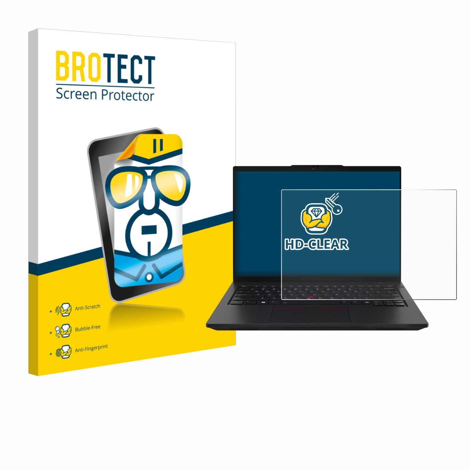 BROTECT Displayschutzfolie Schutzfolie für Lenovo ThinkPad L14 Gen 6, Displayschutz Schutz Folie Klar Transparent