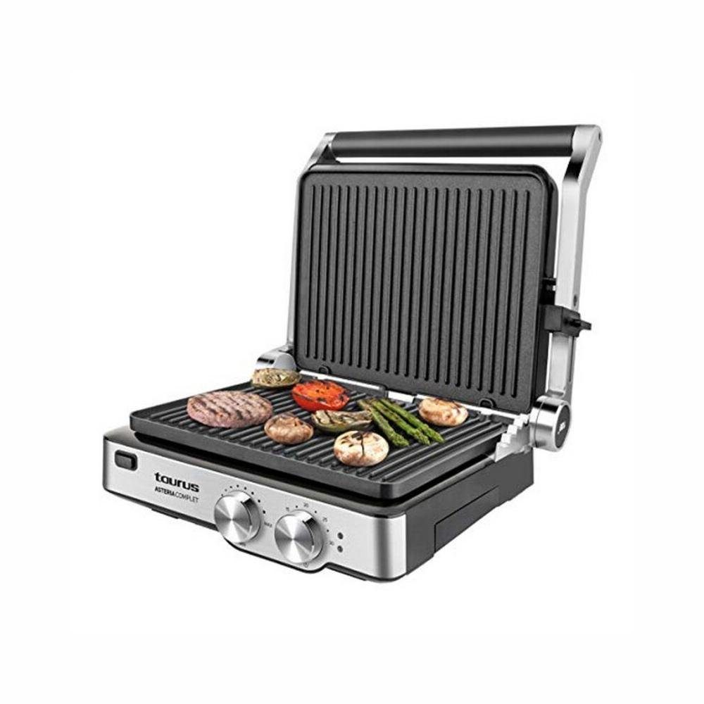 YASHE 2000W Kontaktgrill - Panini Grill Mit 4 Scheiben & Antihaftplatten