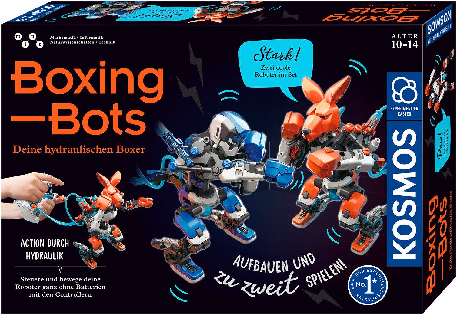 Kosmos Experimentierkasten Boxing Bots - Deine hydraulischen Boxer