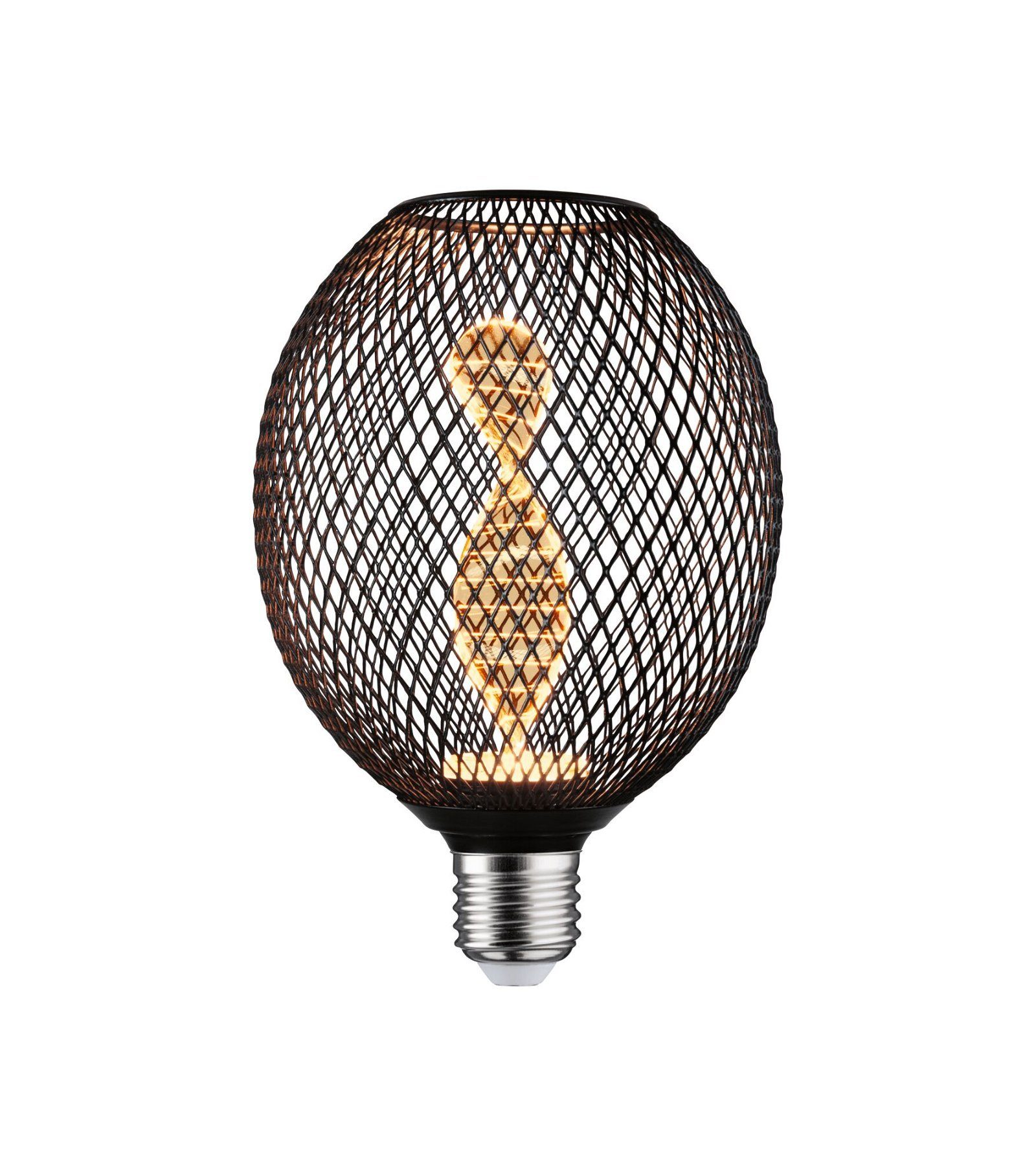 Paulmann LED-Leuchtmittel Metallic Glow Globe messing Helix, 3,5W 1800K 230 günstig online kaufen