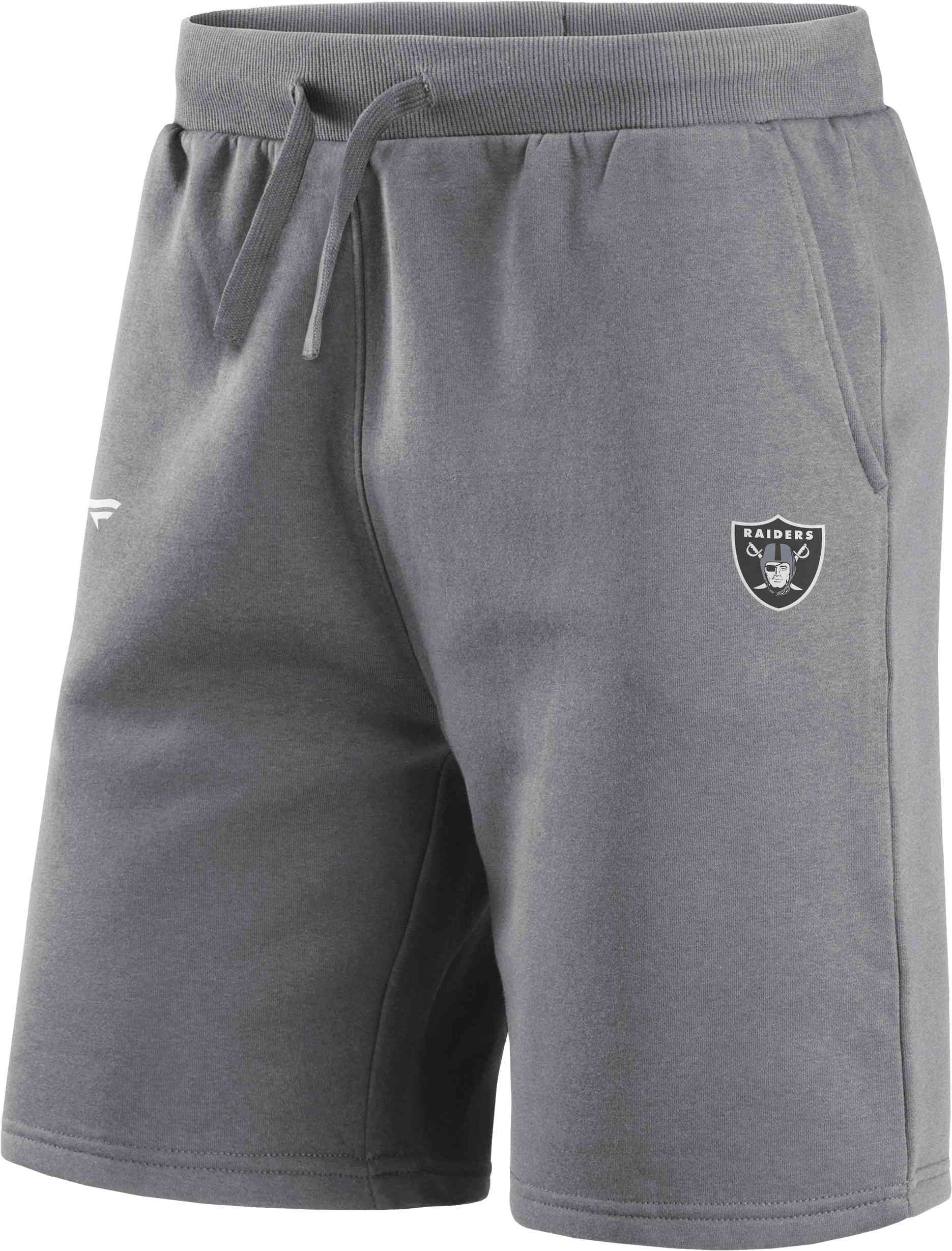 Las Raiders NFL Fleece Fanatics Logo Shorts Primary Vegas