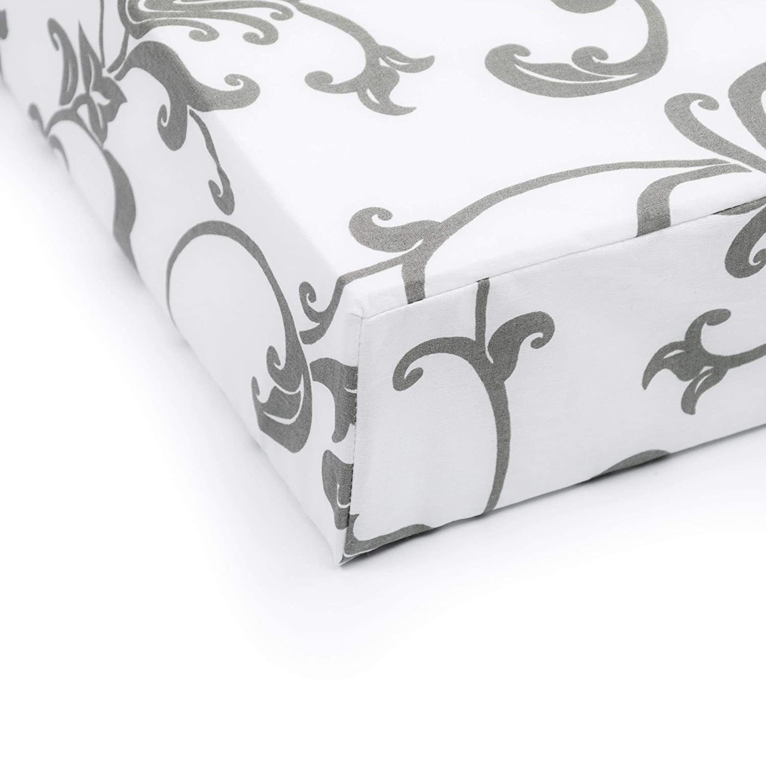 Amilian Spannbettlaken Spannbetttuch für Babybett Kinderbett Baby 100% Baumwolle 120x60 cm, Gummizug: an den Ecken, in vielen Mustern erhältlich