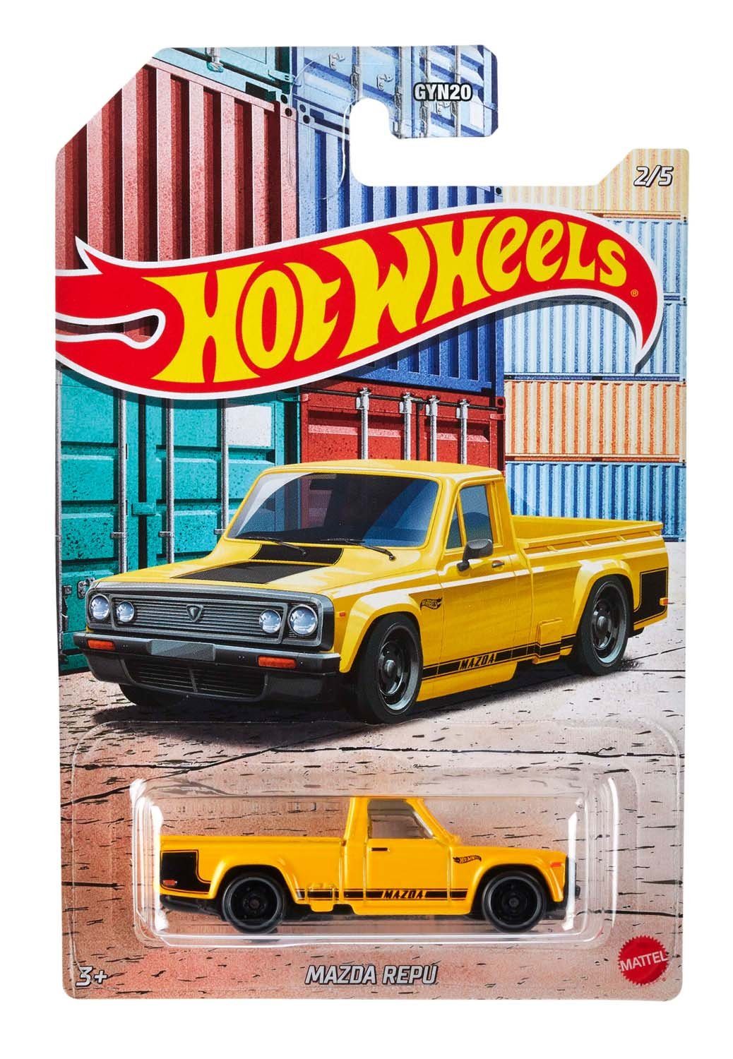 Mattel GmbH Spielzeug-Auto Mattel GYN20; GRP24 - Hot Wheels Fahrzeugmarken Hot Pickups Mazda Repu