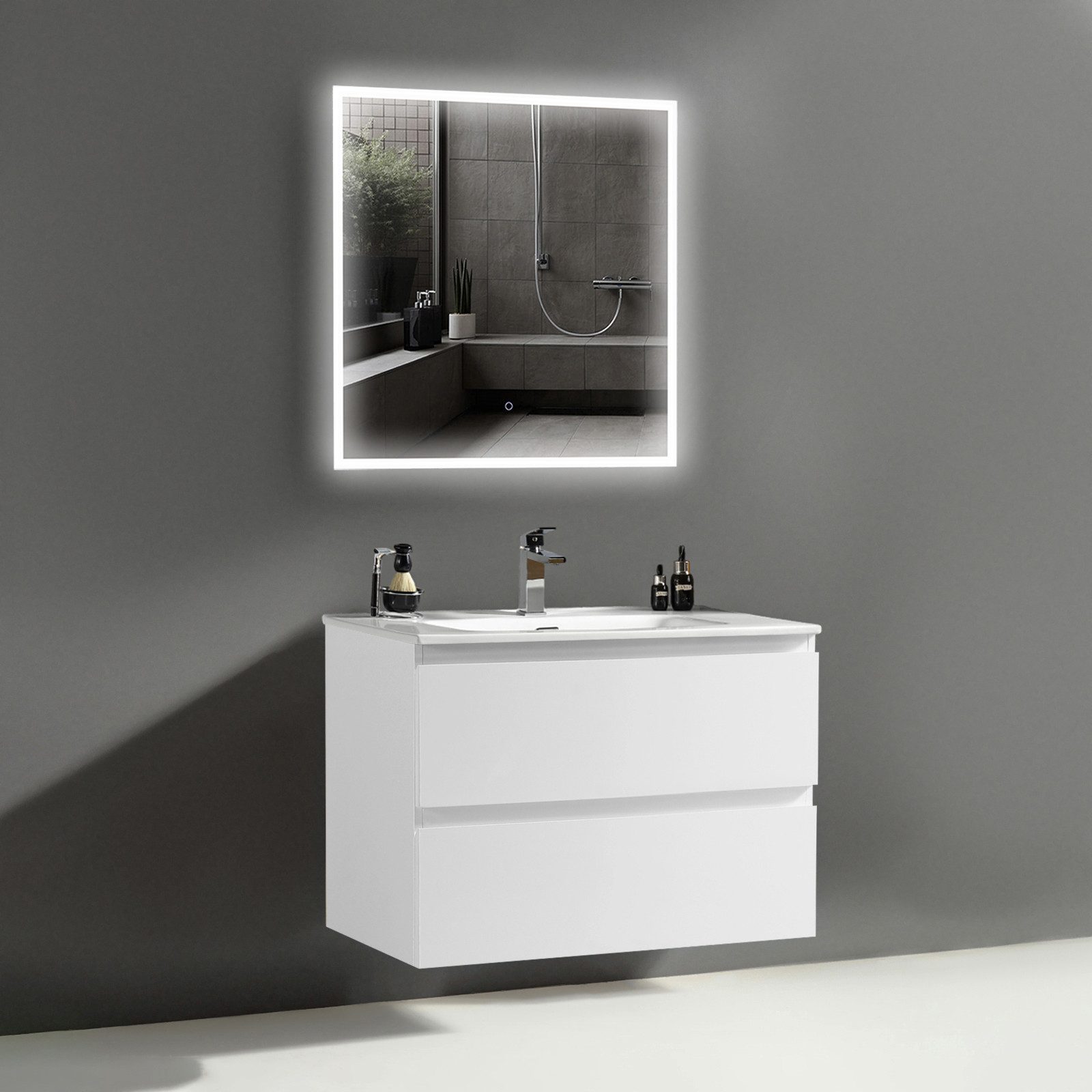 Alpenberger Badmöbel-Set - Badschrank Badezimmer Schrank, günstig online kaufen
