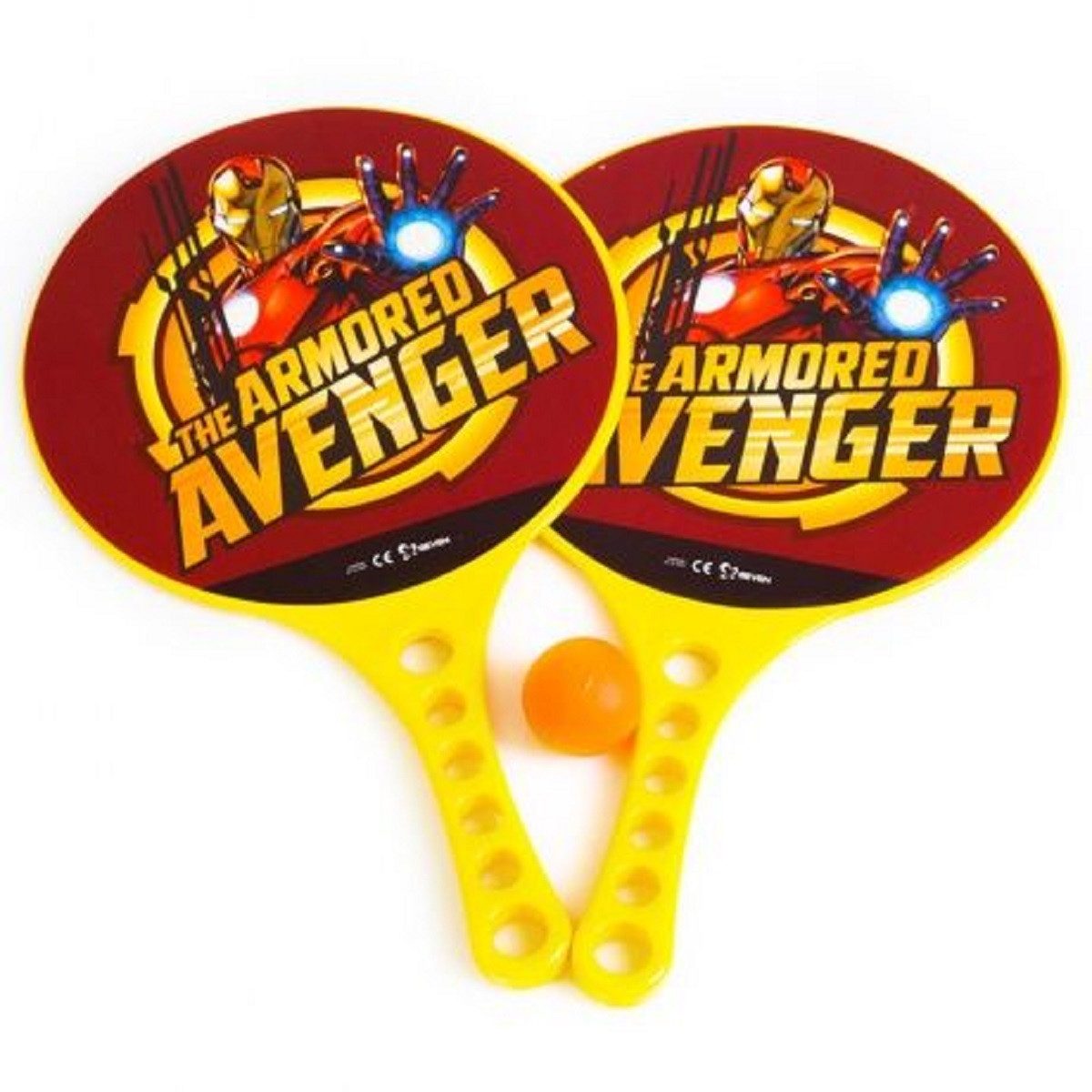 MARVEL Tischtennisschläger Strandtennis-Set Avengers Design für den Garten, Park oder Strand