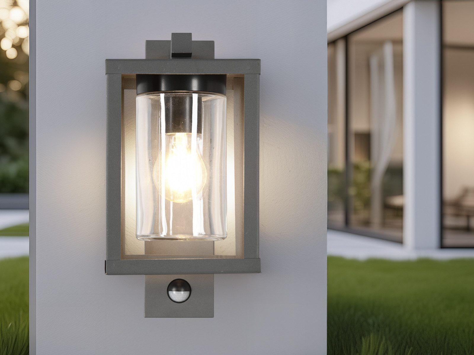 TRIO Leuchten LED Außen-Wandleuchte, Bewegungsmelder, LED wechselbar, warmw günstig online kaufen