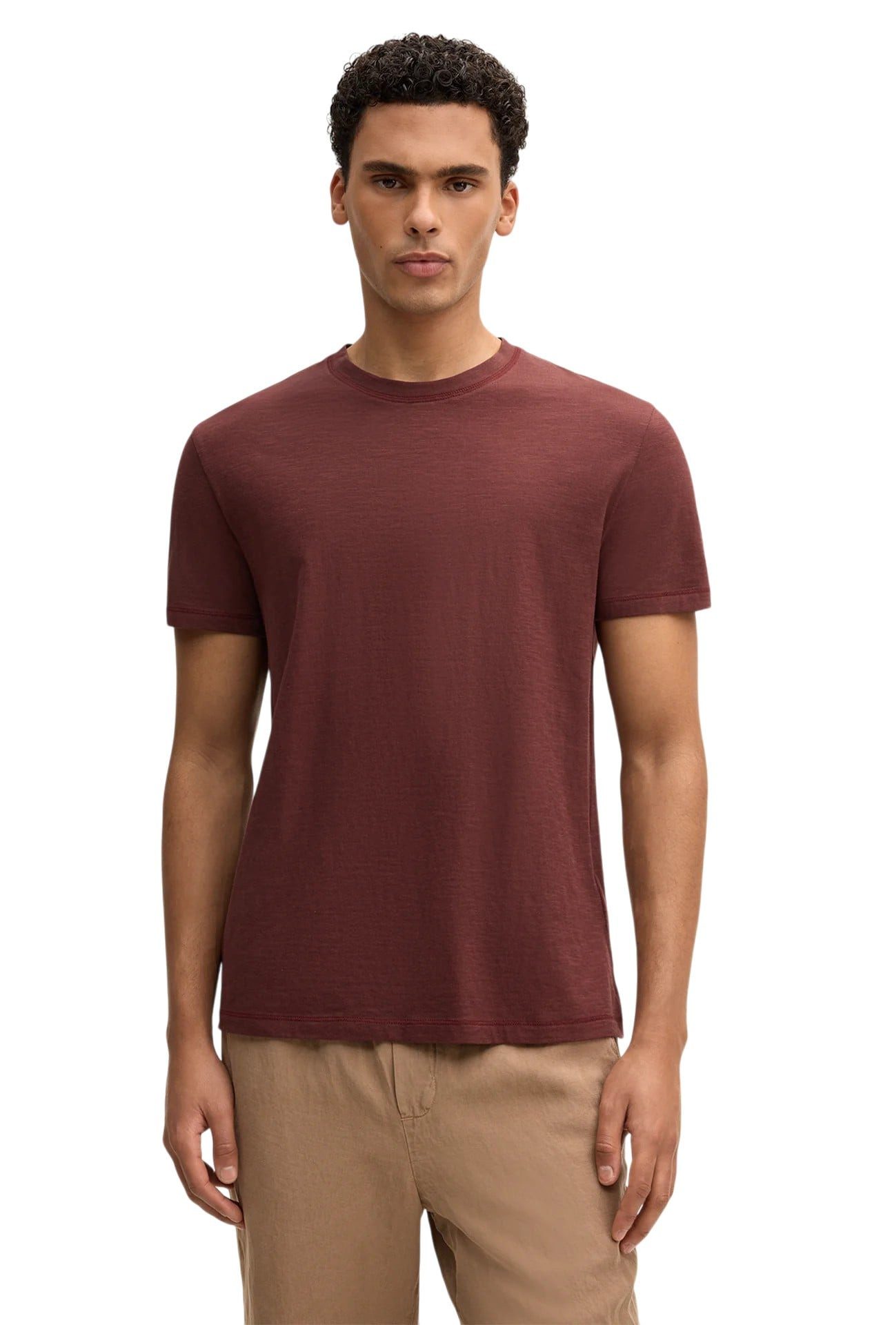 Strellson T-Shirt Colin (100% Bio-Baumwolle) rot Herren