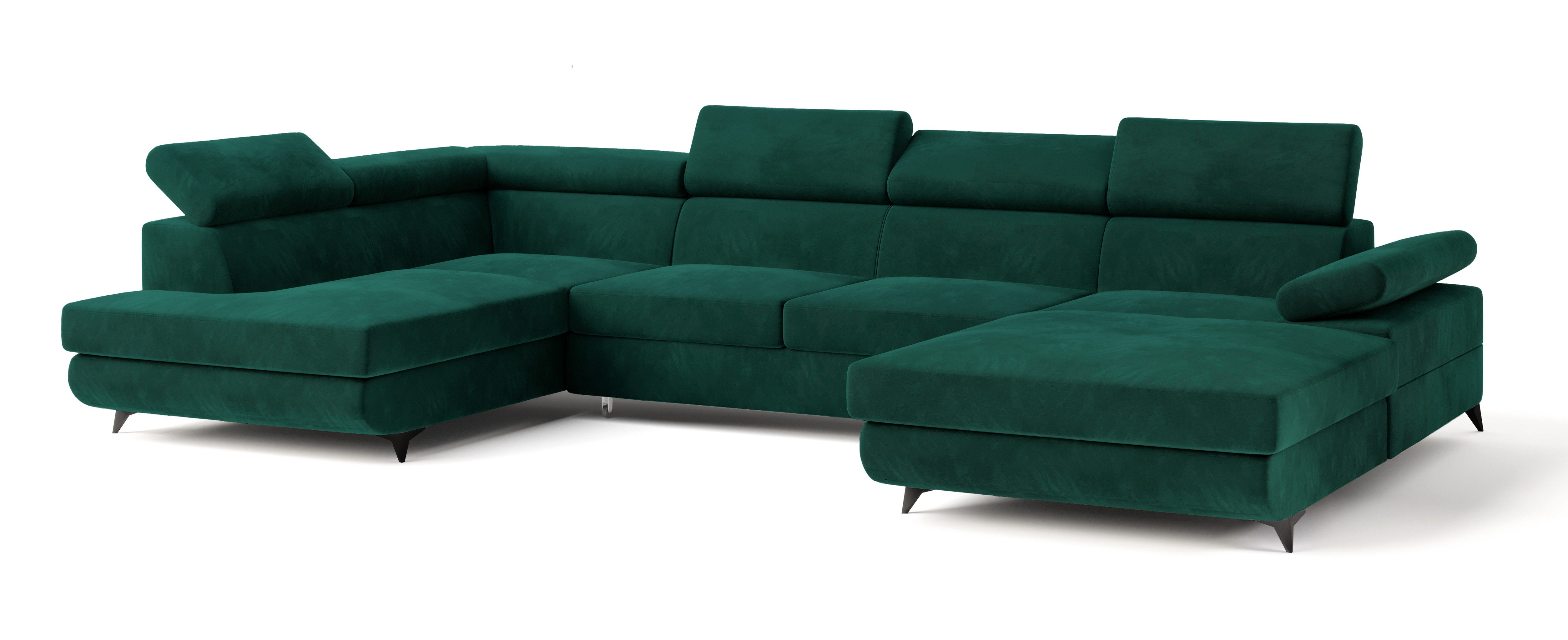 Masseno Ecksofa RUBANO mit Schlaffunktion U-Form, günstig online kaufen