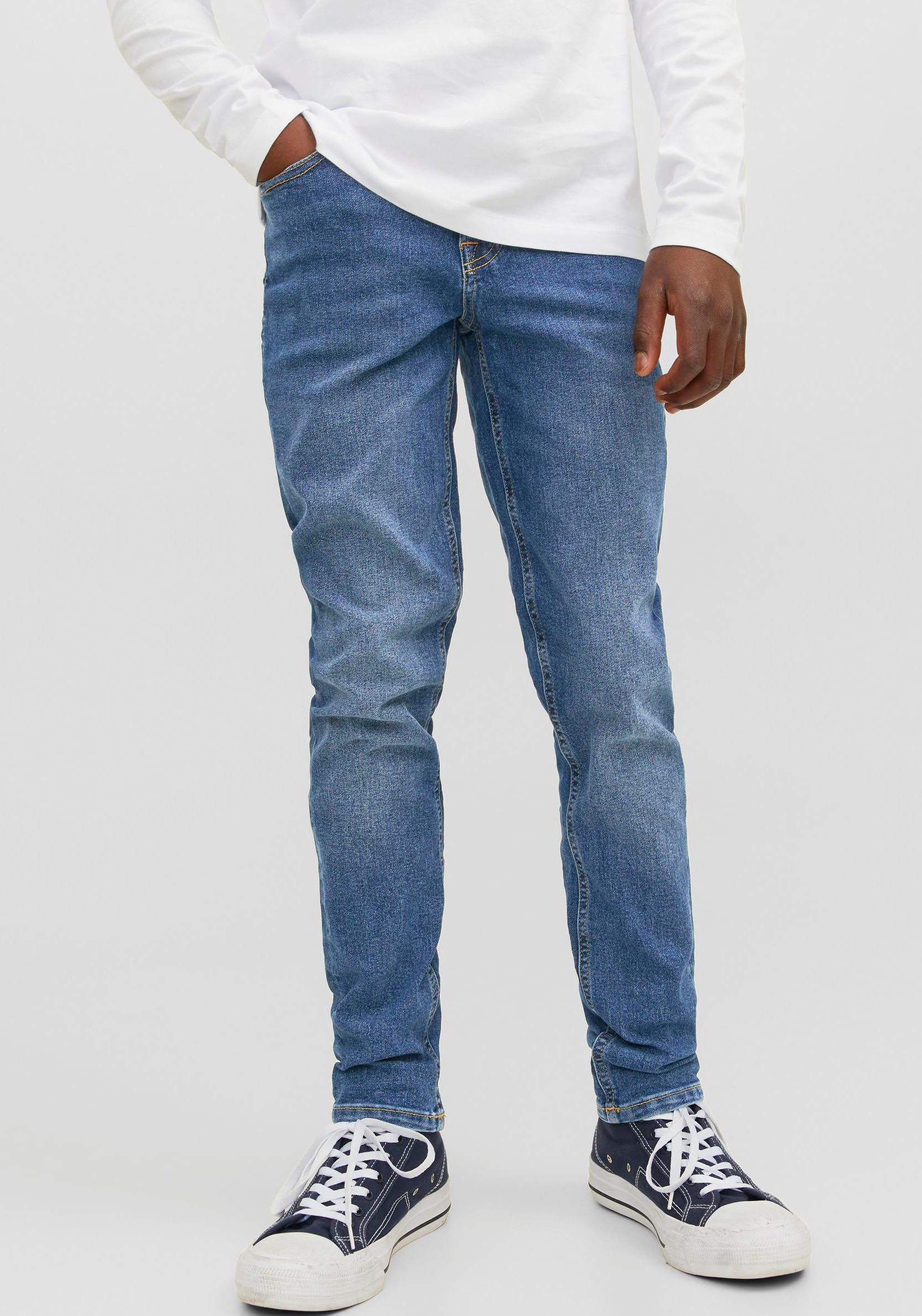 NOOS & Jack blue JJORIGINAL JNR Jones 073 Slim-fit-Jeans Junior denim MF JJIGLENN