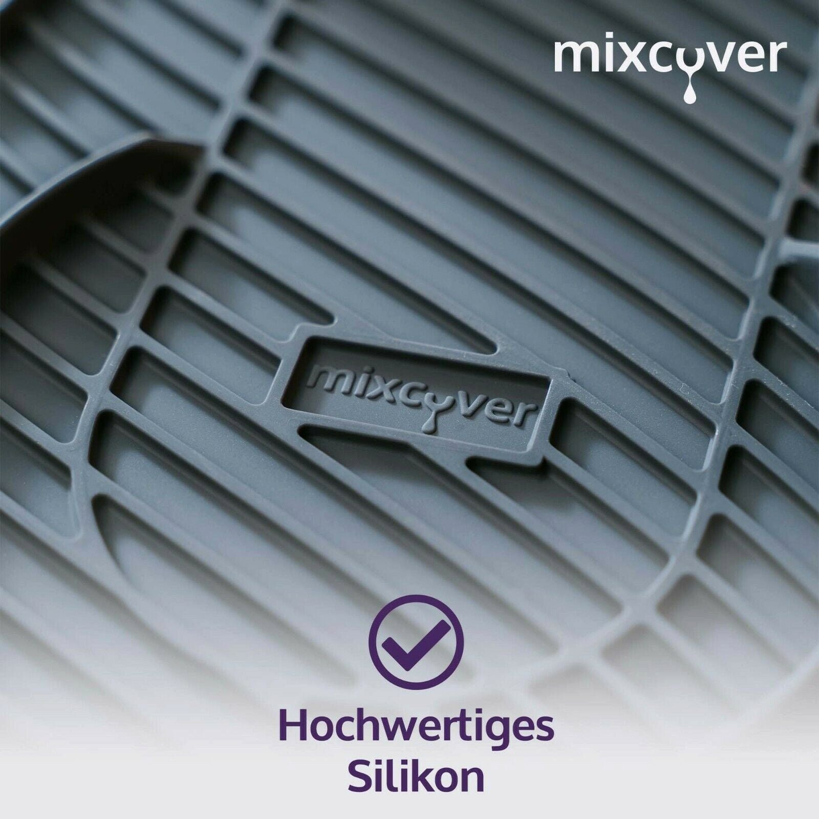 Wassersprudler Flasche mixcover Silikonmatte, Abtropfmatte kompatibel mit SodaStream Crystal