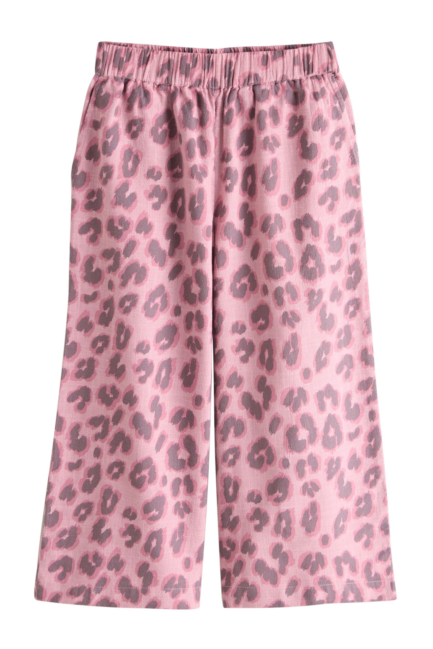 Palazzohose Schlupfhose mit weitem Bein