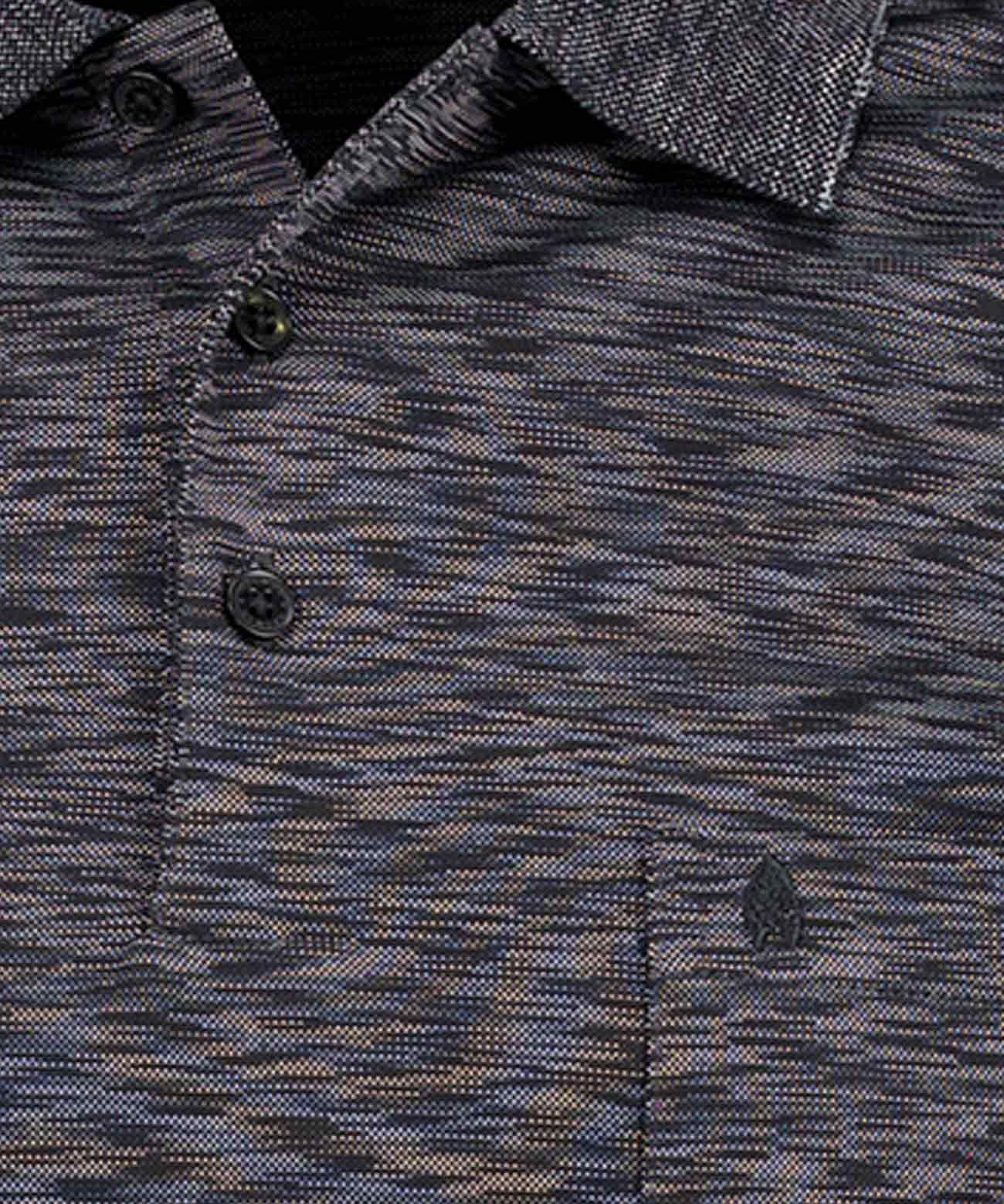 RAGMAN Langarm-Poloshirt