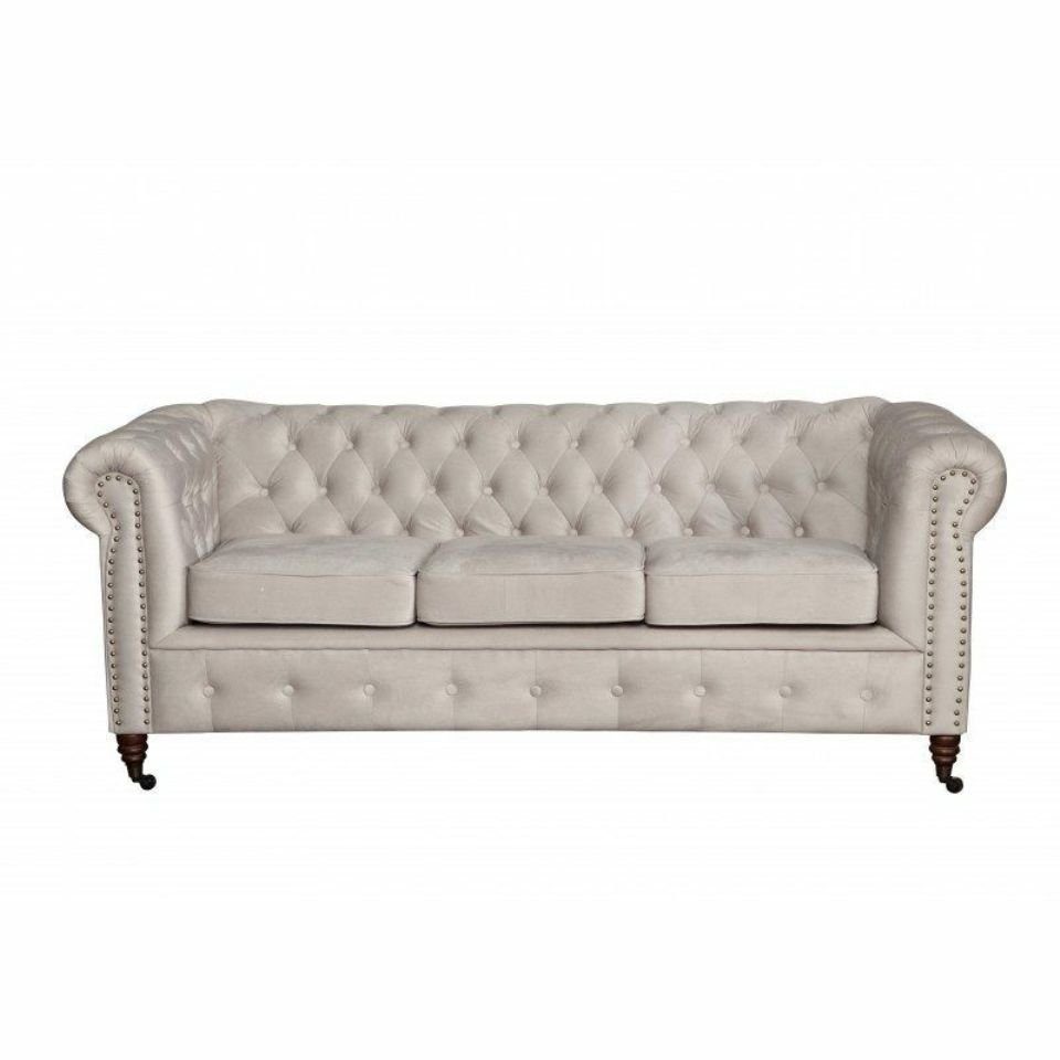 JVmoebel Sofa, Chesterfield Sofagarnitur 3+2+1 Oxford Couch Polster Set Sofa