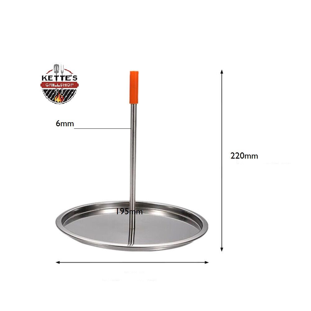 Kette´s Grillzubehör Grillspieß Gyrosspieß/Dönerspieß aus Edelstahl/Grillspieß/Kebab das Original