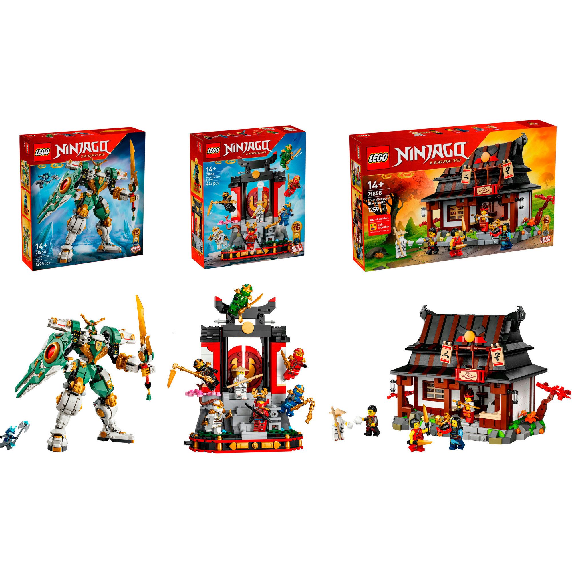 LEGO® LEGO Ninjago 15-Jahre-Jubiläums-Bundle, Spielbausteine