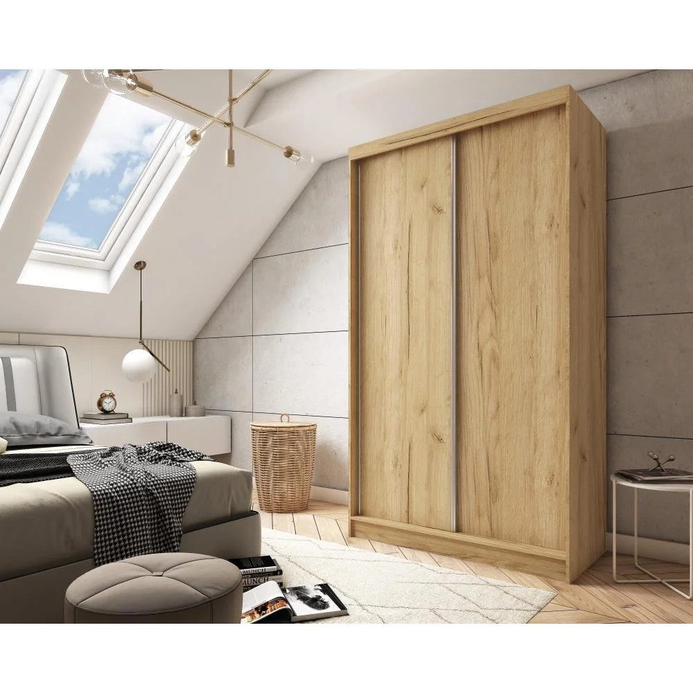 Beautysofa Kleiderschrank MARIO II Breite: 120 günstig online kaufen