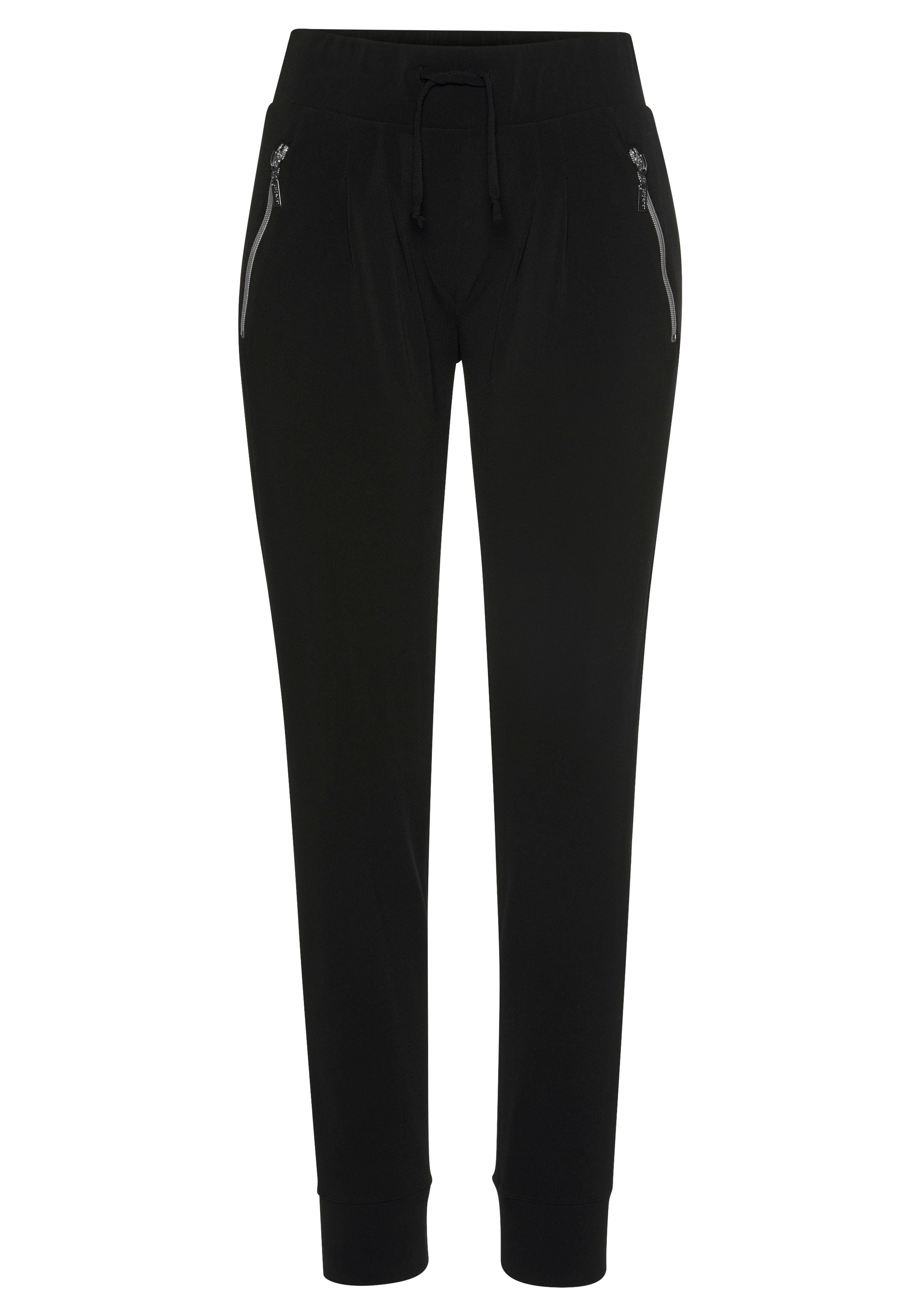 Laura Scott Jogger Pants mit Reißverschlusstaschen