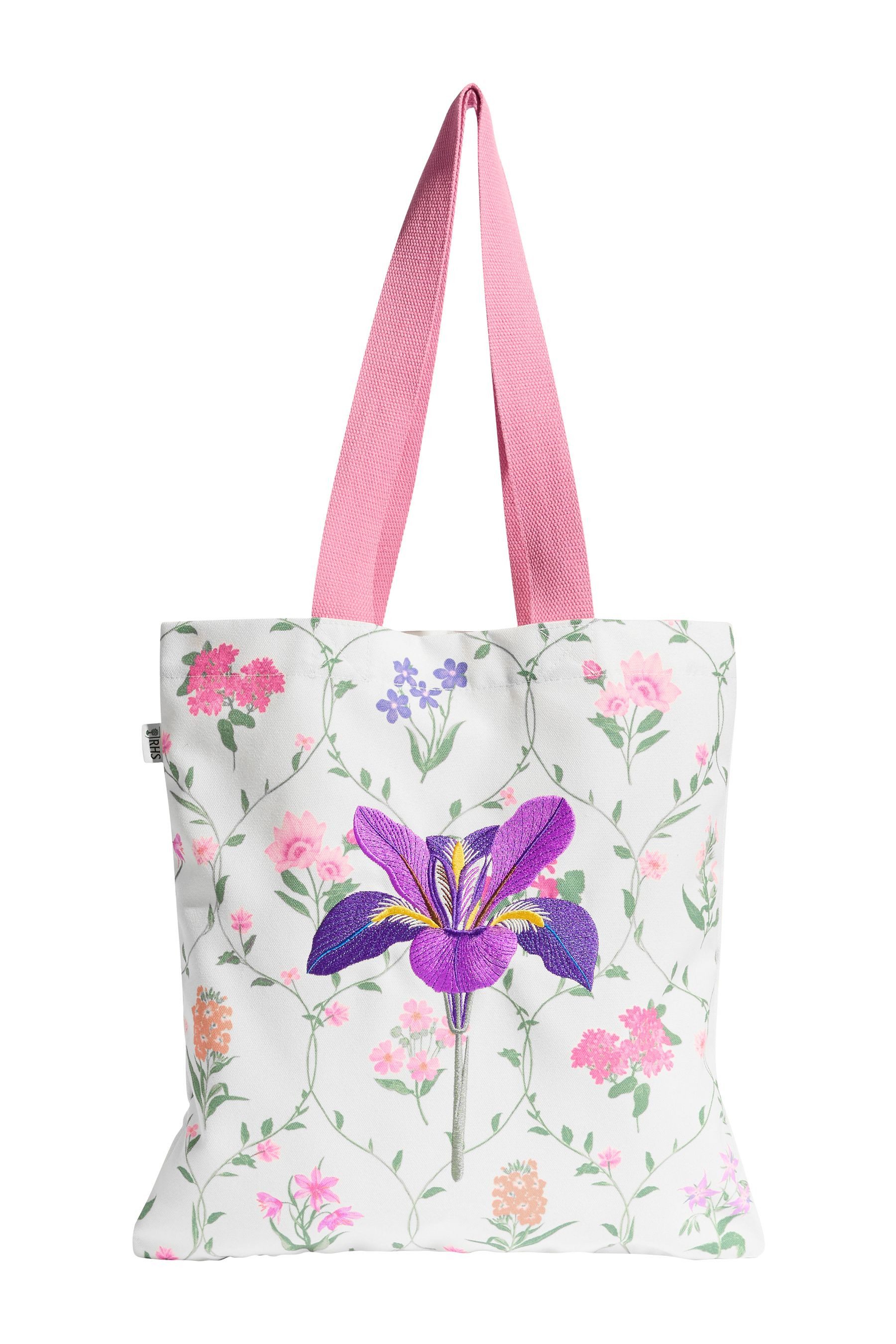 Love & Roses Einkaufsbeutel Love & Roses Tragetasche aus bedrucktem Canvas