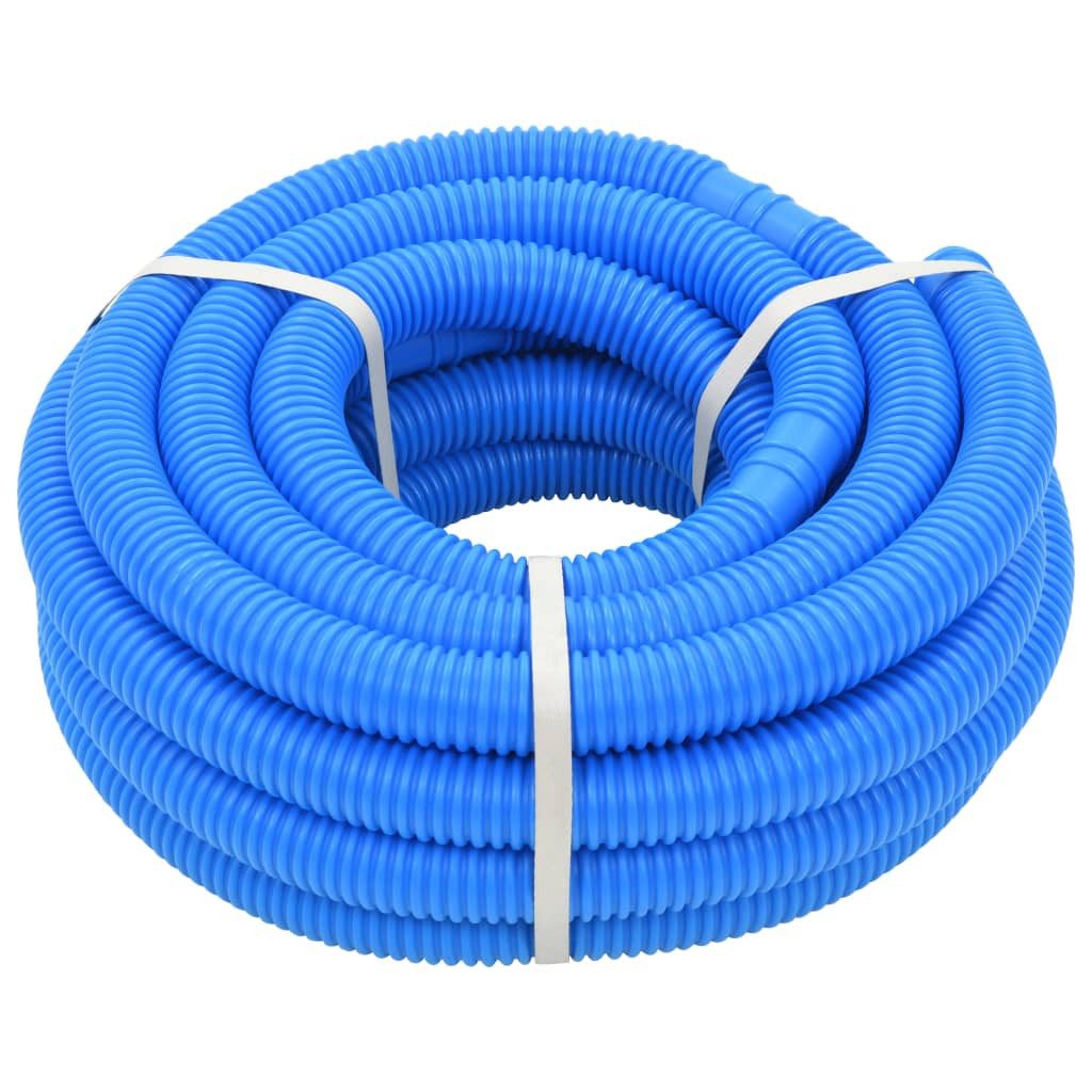 Poolbodensauger 12 m Poolschlauch Blau 38 mm 12 m vidaXL