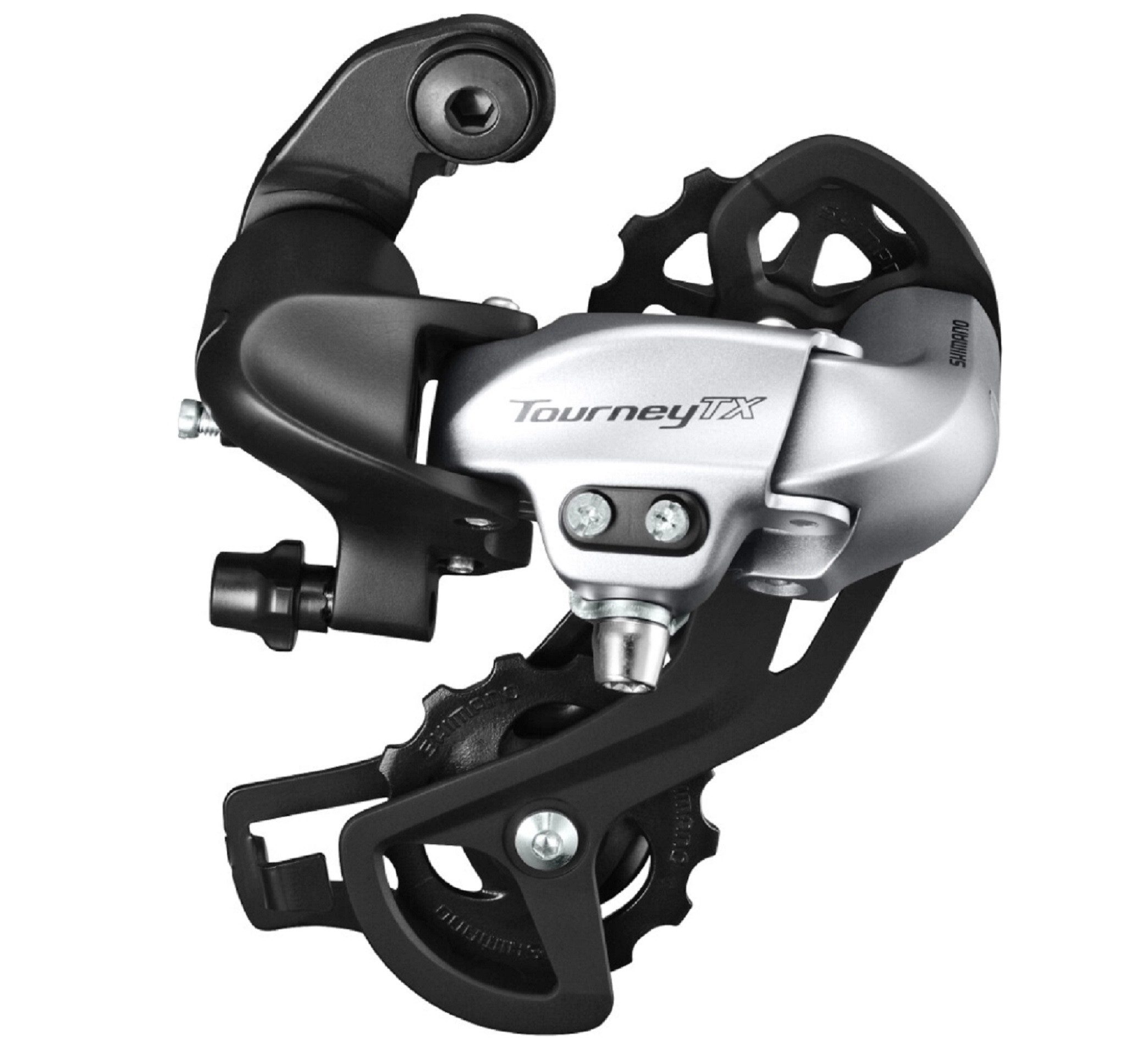 maxxi4you Schaltwerk Shimano Tourney TX RD-TX800 Schaltwerk 7/8-fach Silber inkl KB