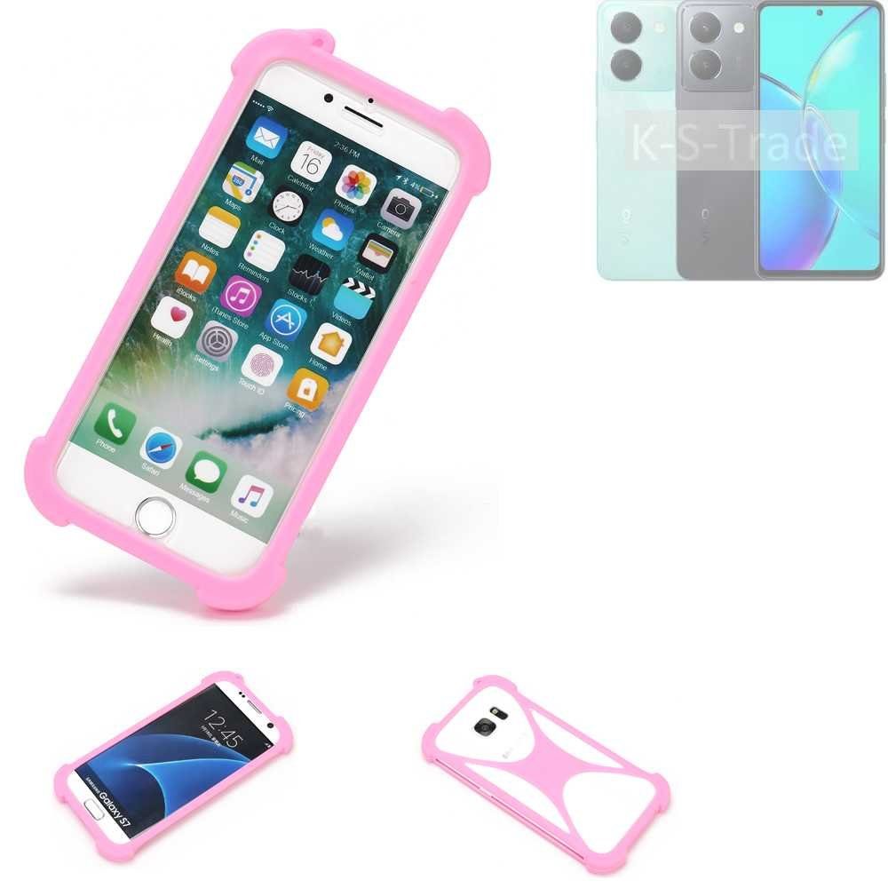 K-S-Trade Handyhülle für Vivo Y36, Handy Hülle Schutz Hülle Bumper Silikon Schutz Hülle Cover Case