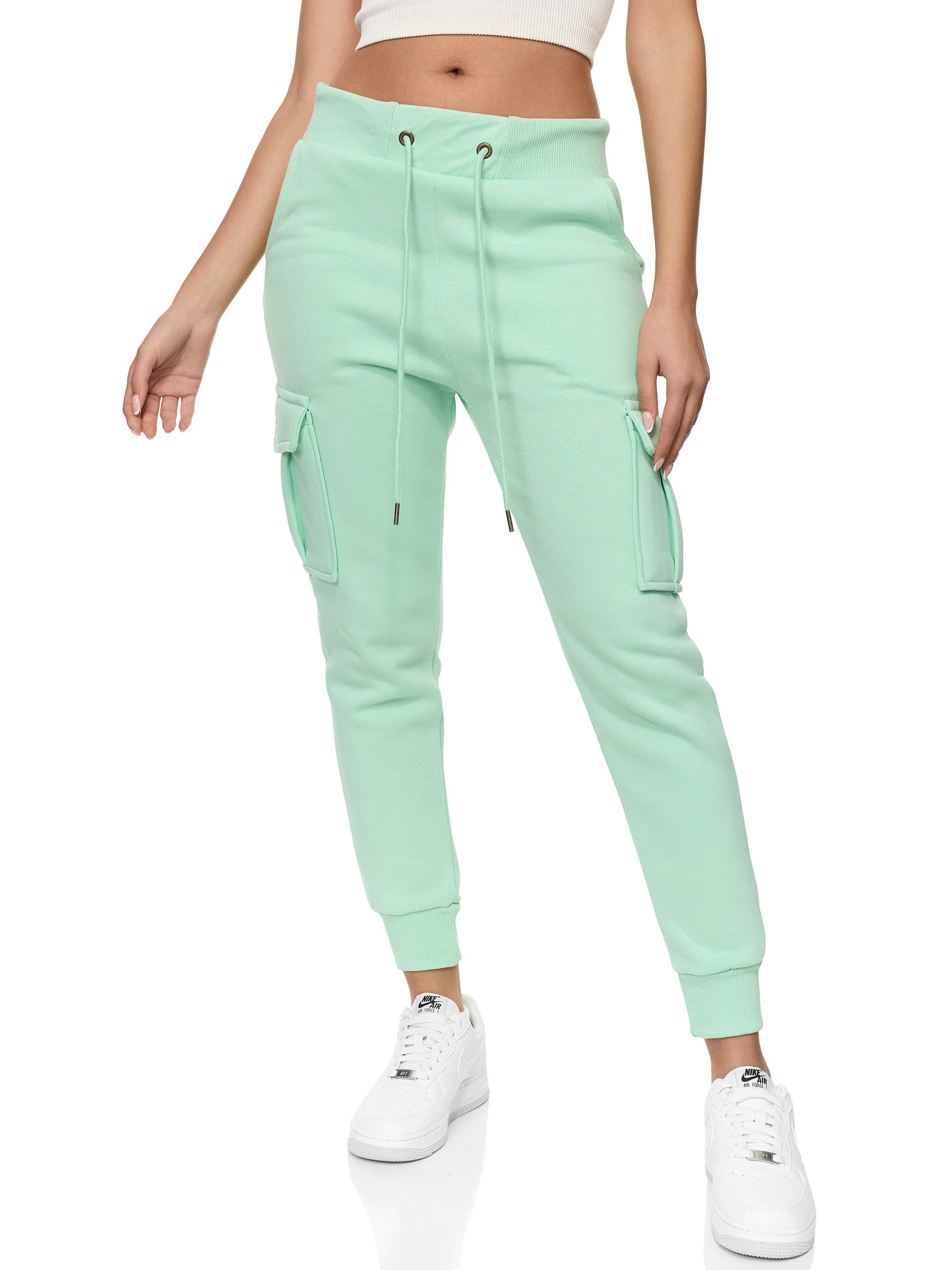 REPUBLIX Jogginghose ELISE Damen Cargo Jogger Sporthose Jogging Sweat Pants günstig online kaufen