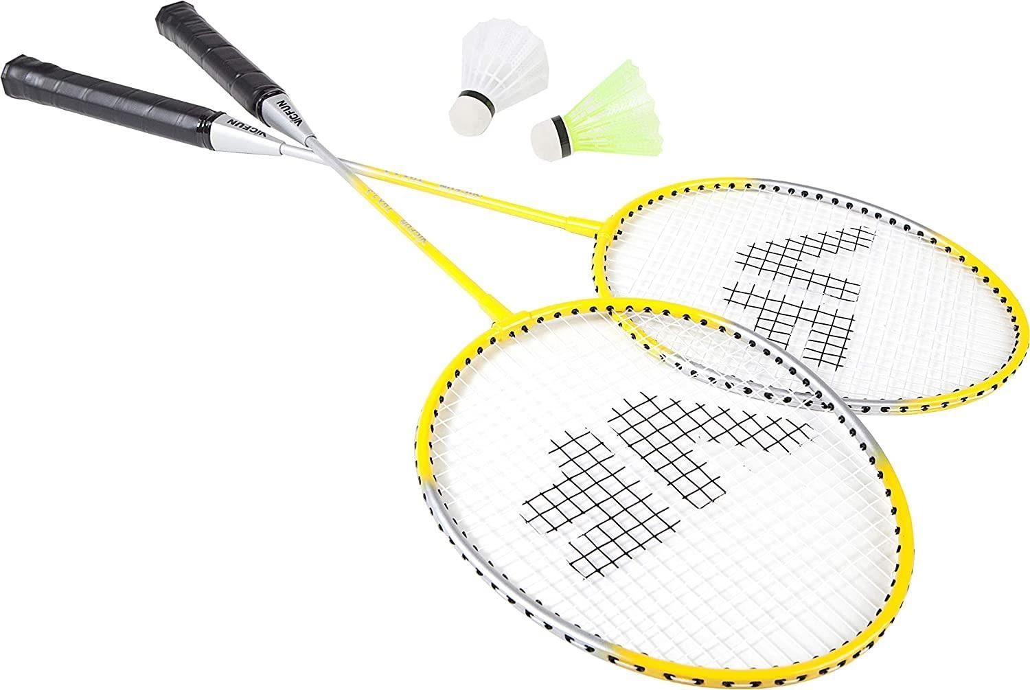 VICFUN Badmintonschläger Hobby Badminton Set Basic