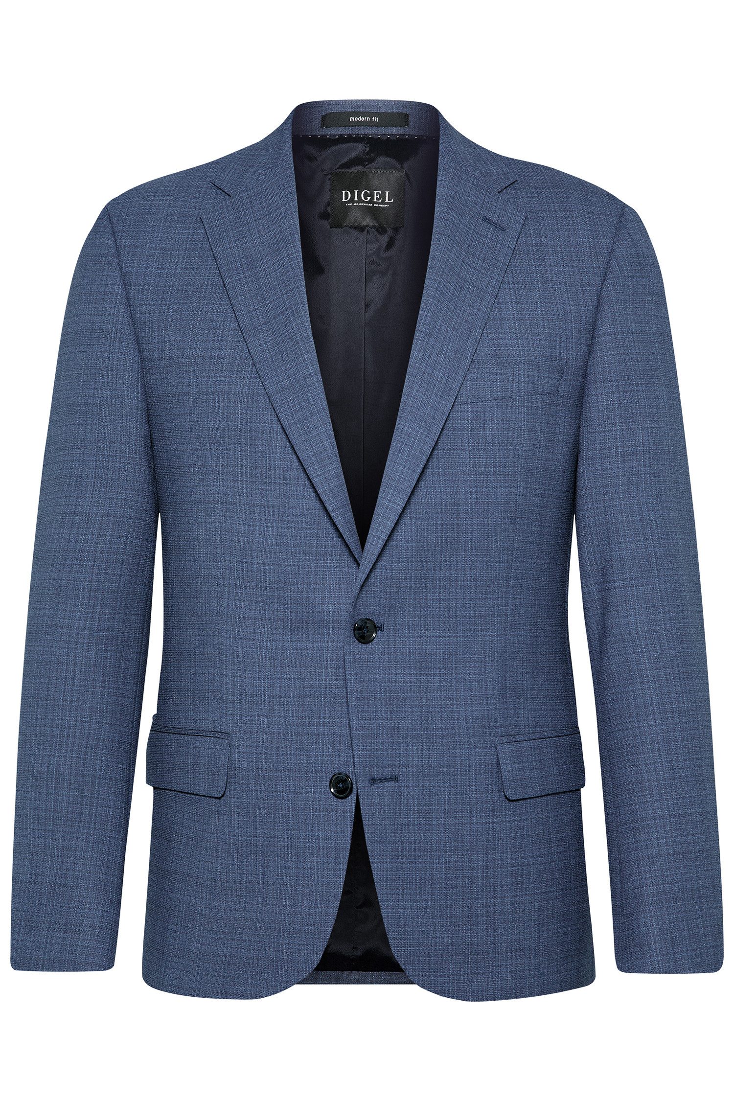 Digel Anzugsakko Damian-S (1-tlg., Schurwollmix) Kissing Buttons günstig online kaufen