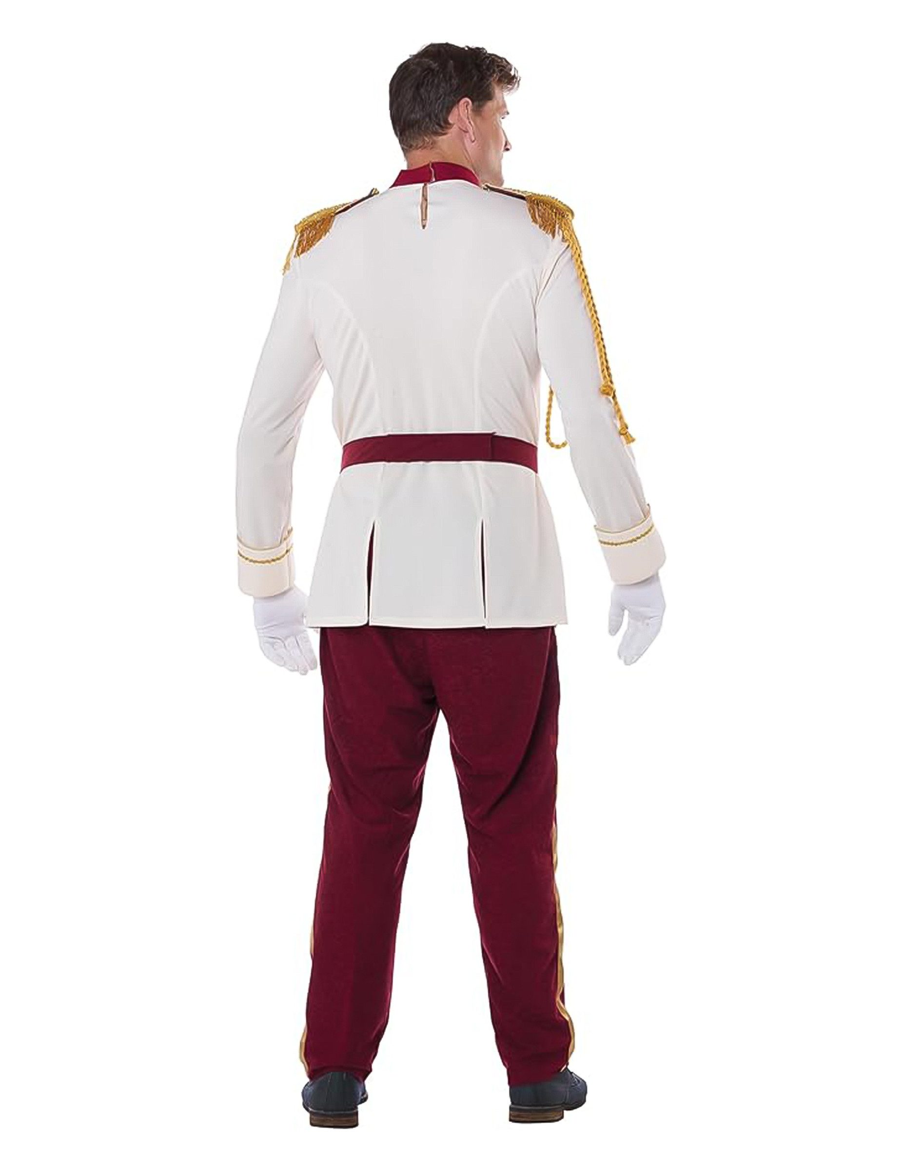 California Costumes Kostüm Märchenhaftes Prinzenkostüm für Herren weiss-rot-gold