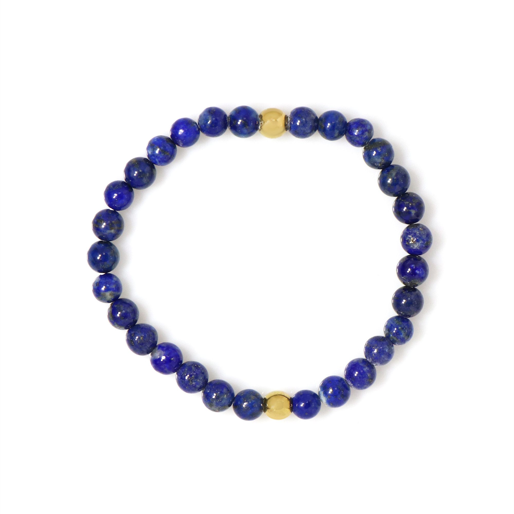 Cavill Armband Armband aus afghanischem Lapislazuli und Goldhämatit (1-tlg)