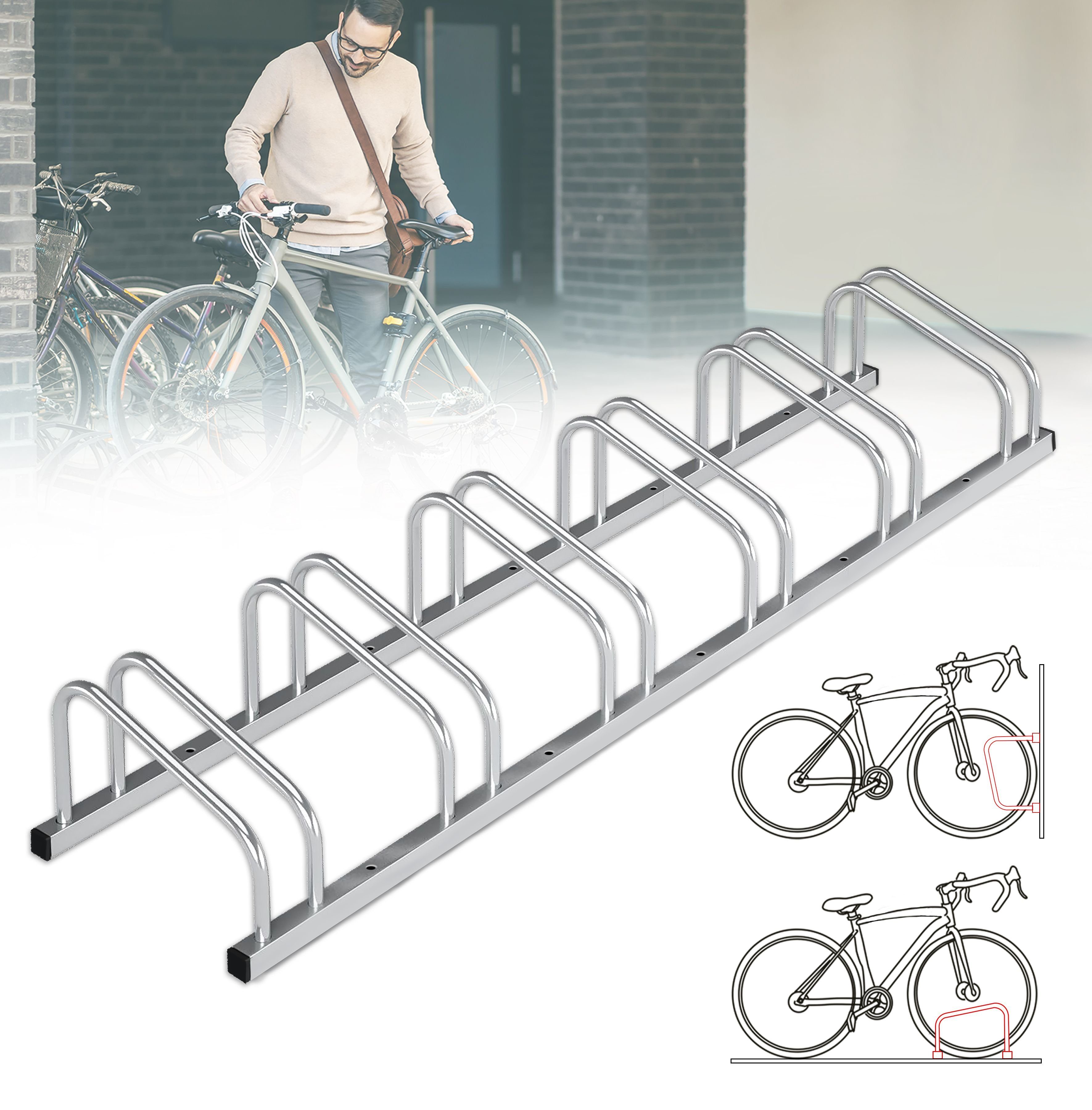 Kubus Fahrradständer Levi, Verschiedene Größen