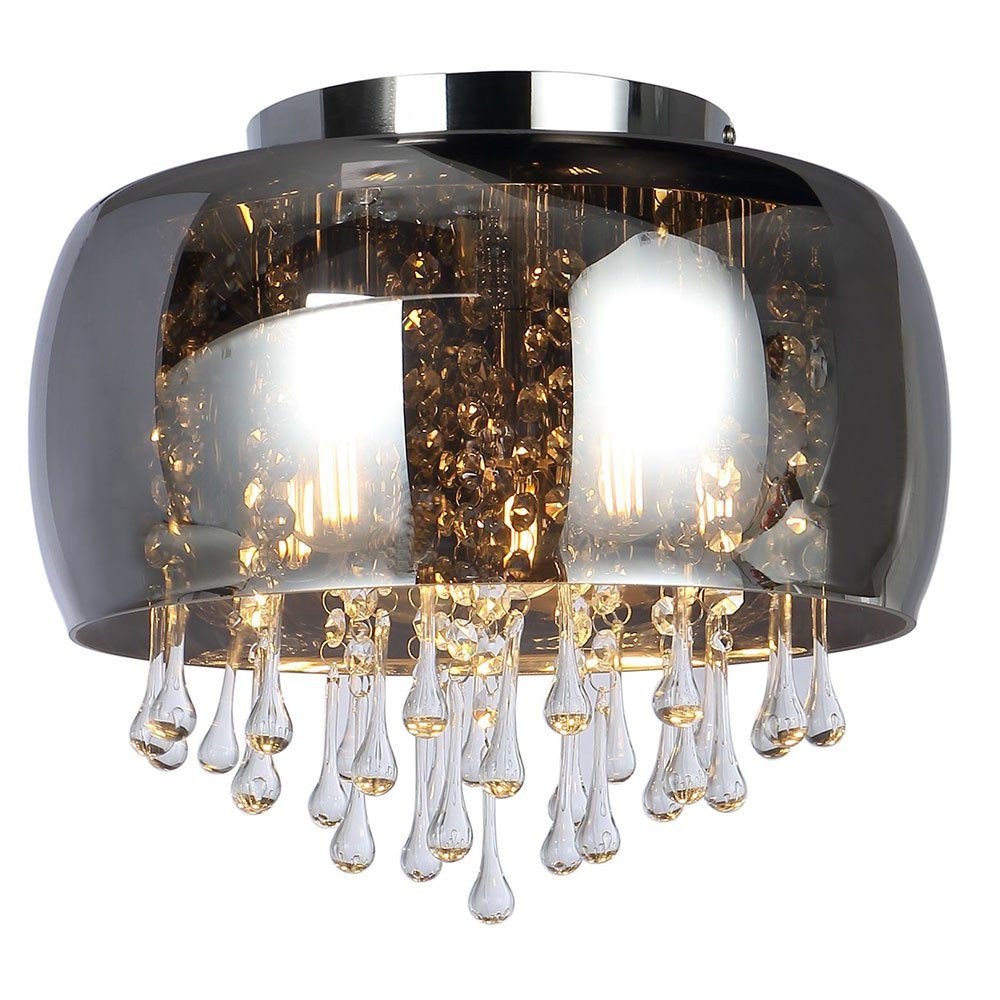 GLOBO LIGHTING LED Deckenleuchte, Leuchtmittel inklusive, Warmweiß, Kristal günstig online kaufen
