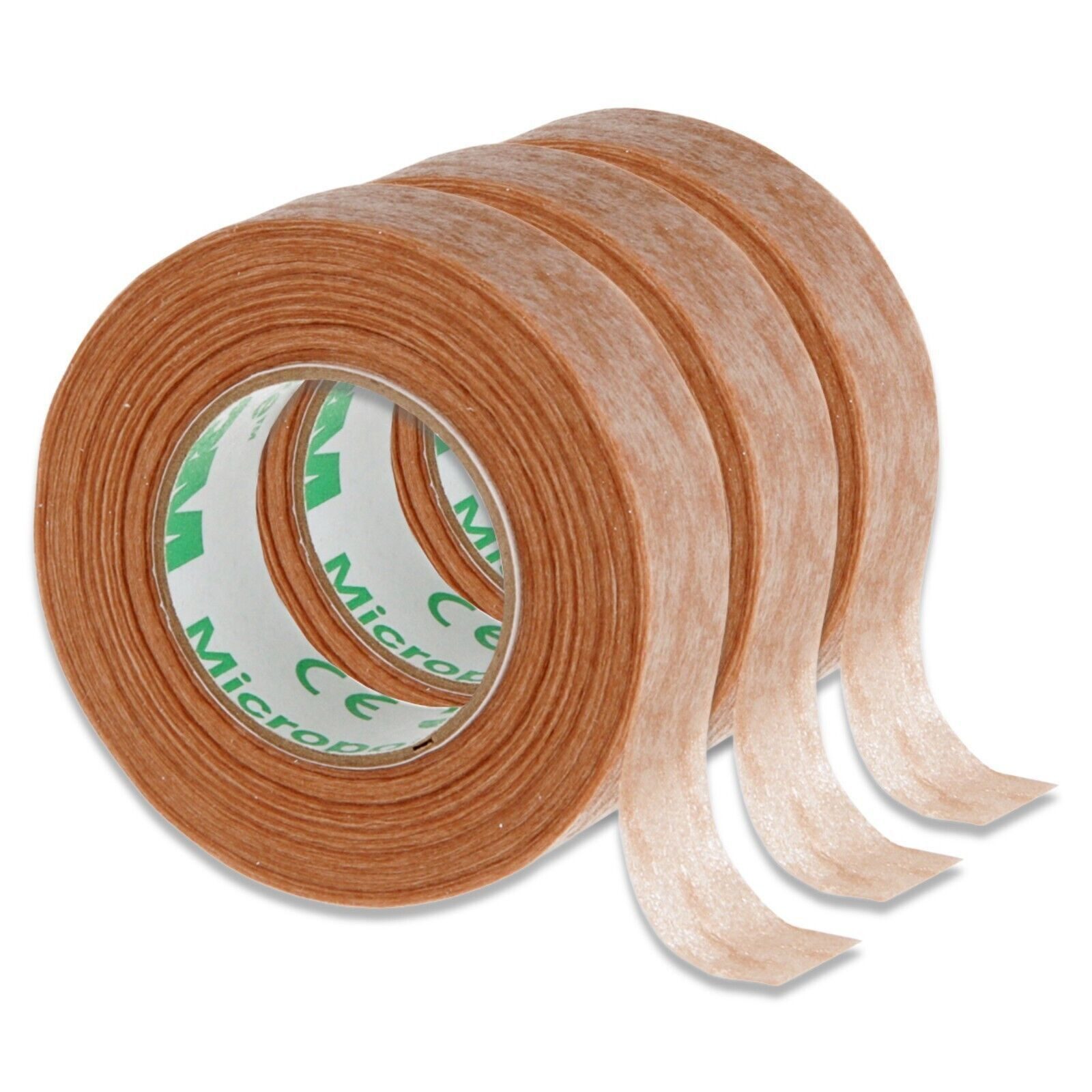 3M Augenlid-Tape Micropore 3M Tape Wimpernverlängerung Vliespflaster Hellbraun Haut Hohe Haftbarkeit