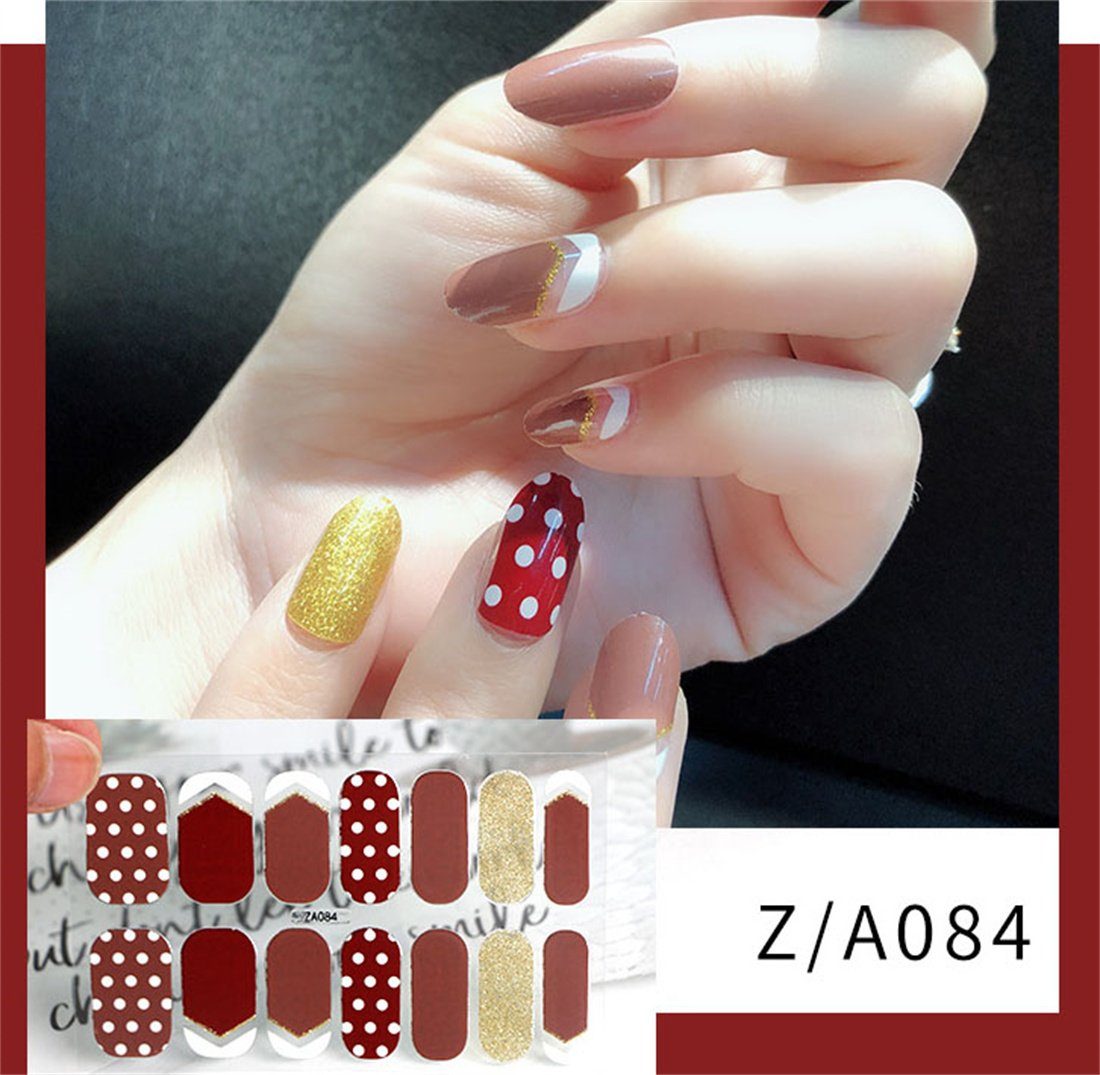 Zubehör Nageldesign KSYLH Nagelkunstaufkleber 10er Stamping Nagelaufkleber, Hot 3d Set