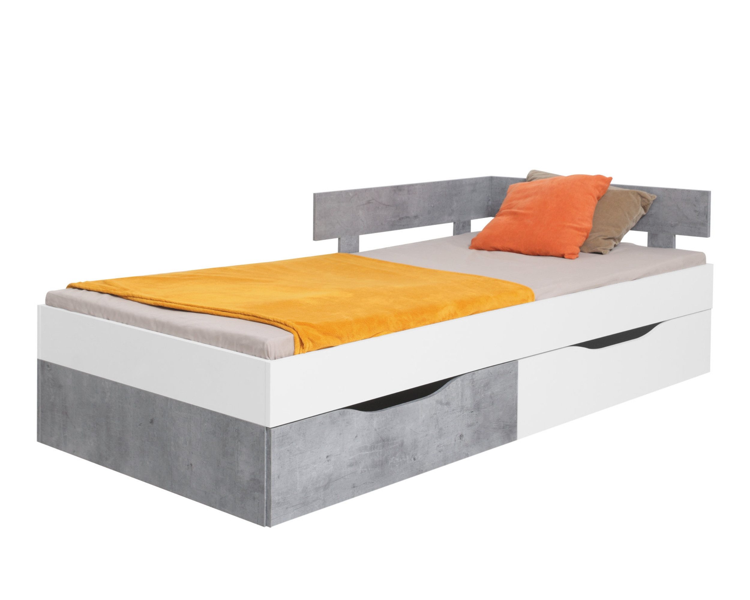 Deine Möbel 24 Jugendbett SIMON 16 120x200cm Jugendmöbel Jugendzimmer Kinderzimmer