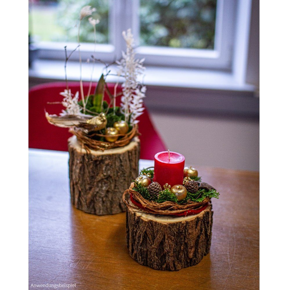 matches21 HOME & HOBBY Blumentopf Akazienstamm günstig online kaufen