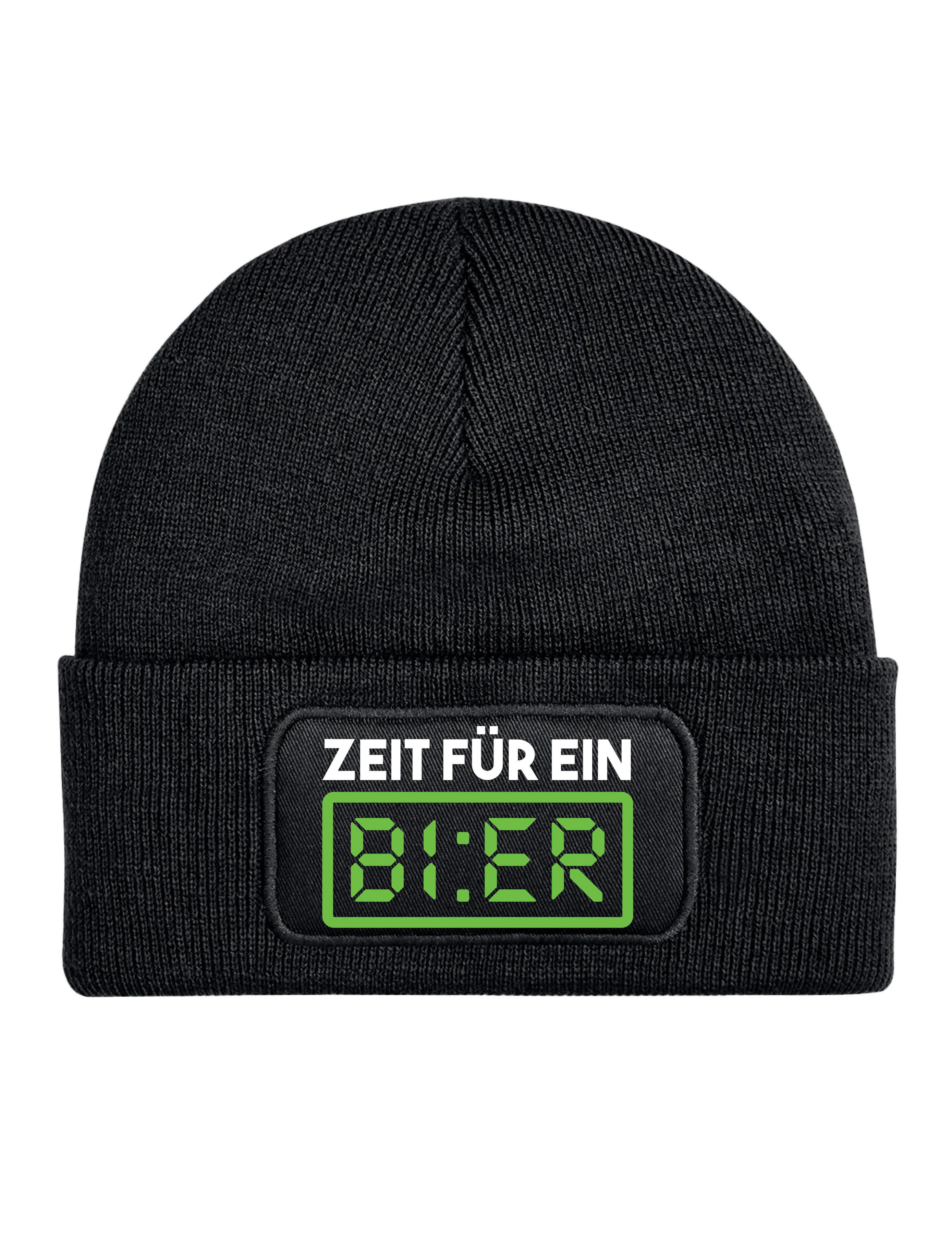 Youth Designz Beanie Zeit bier unisex Beanie Mütze mit lustigem Frontprint günstig online kaufen
