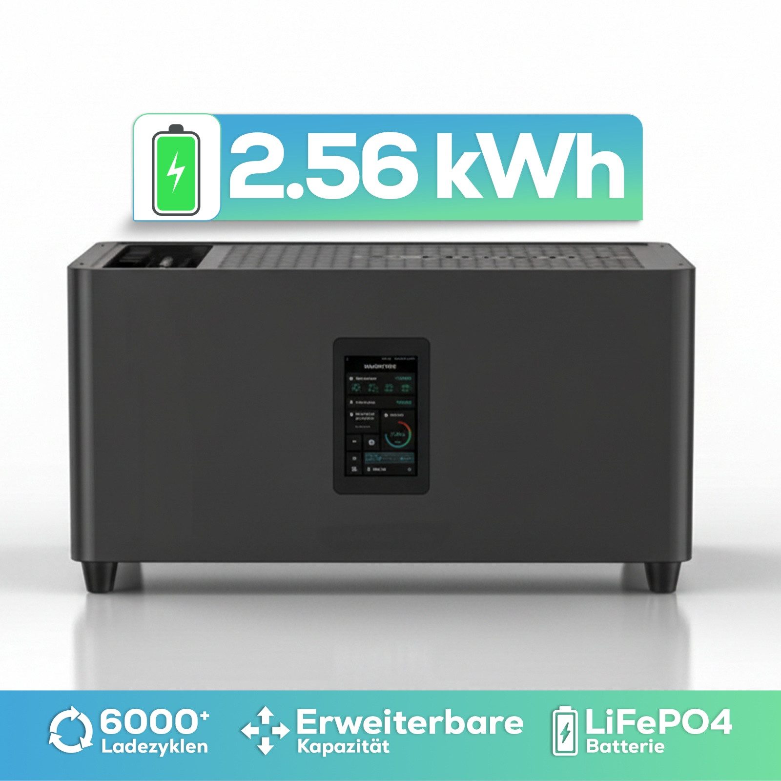 SUNNIVA Speicher MARSTEK Jupiter C + Plus Solarspeicher 2,56 kWh LiFePO4 Solarakkus