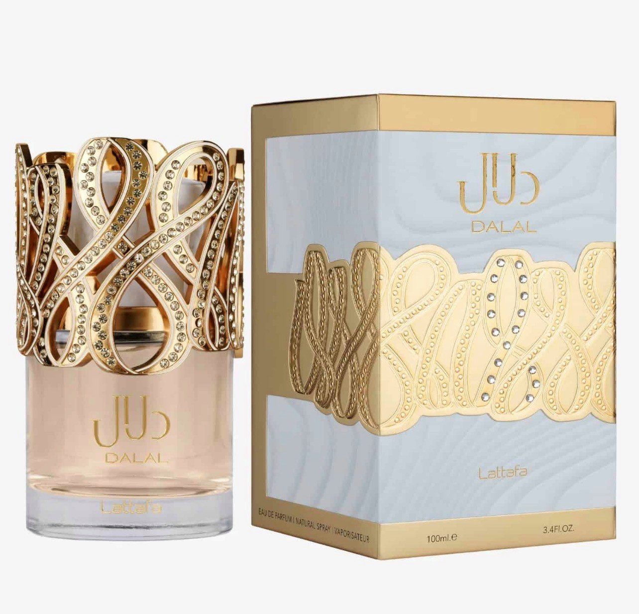 Lattafa Eau de Parfum Dalal Arabische Damendüft, 100 ml New Launch, 100% Original aus U.A.E, langanhaltend