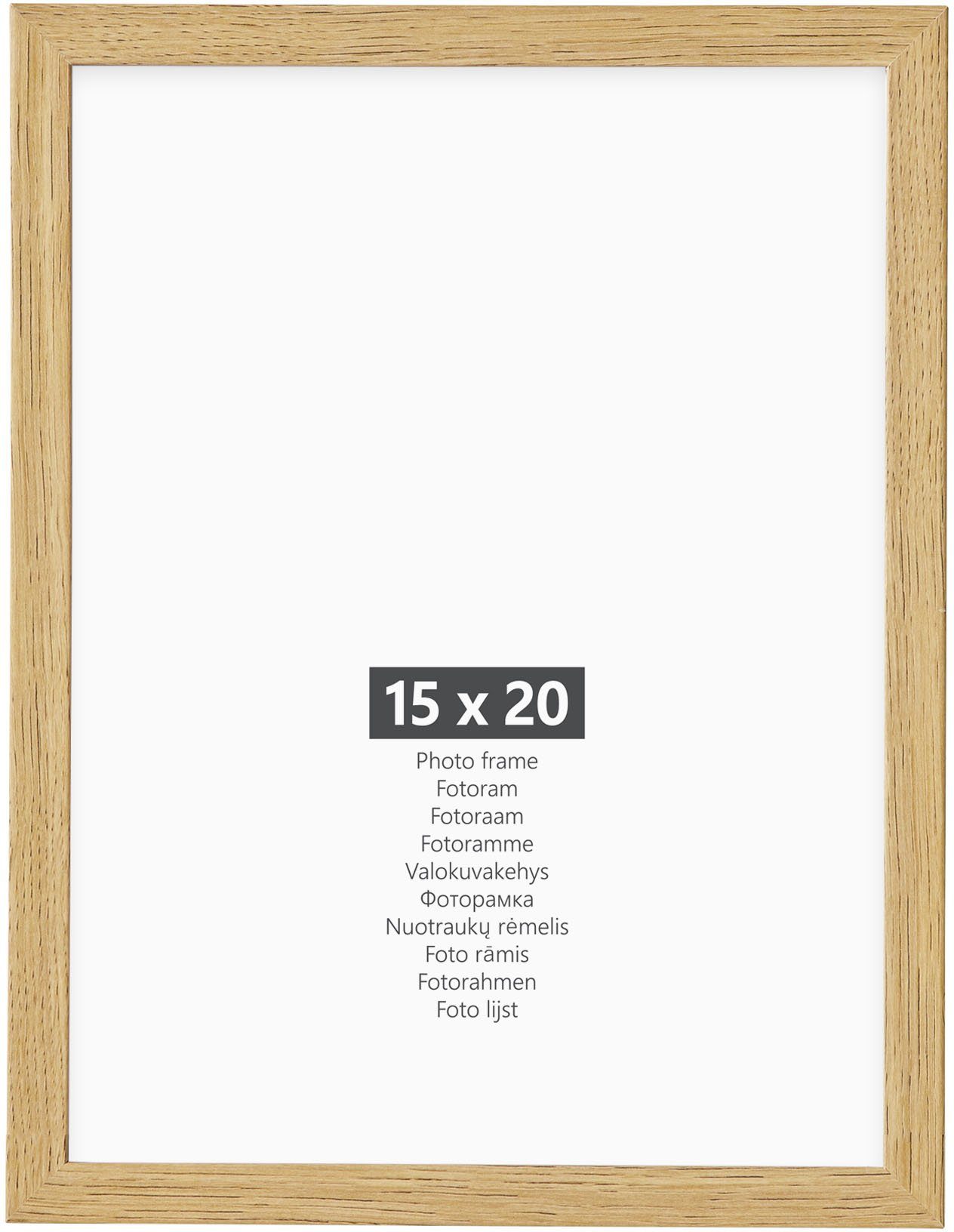 + 13x18 Bilderrahmen-Set + natur A4) 10er, 10x15 (DIN (Set, 2x St), (DIN 4x + 15x20 10 21x30 2x A5) 2x cm andas Bilderrahmen