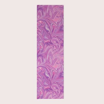SCHÖNER LEBEN. Tischläufer SCHÖNER LEBEN. Tischläufer Digitaldruck Retro Batik lila pink, Digitaldruck