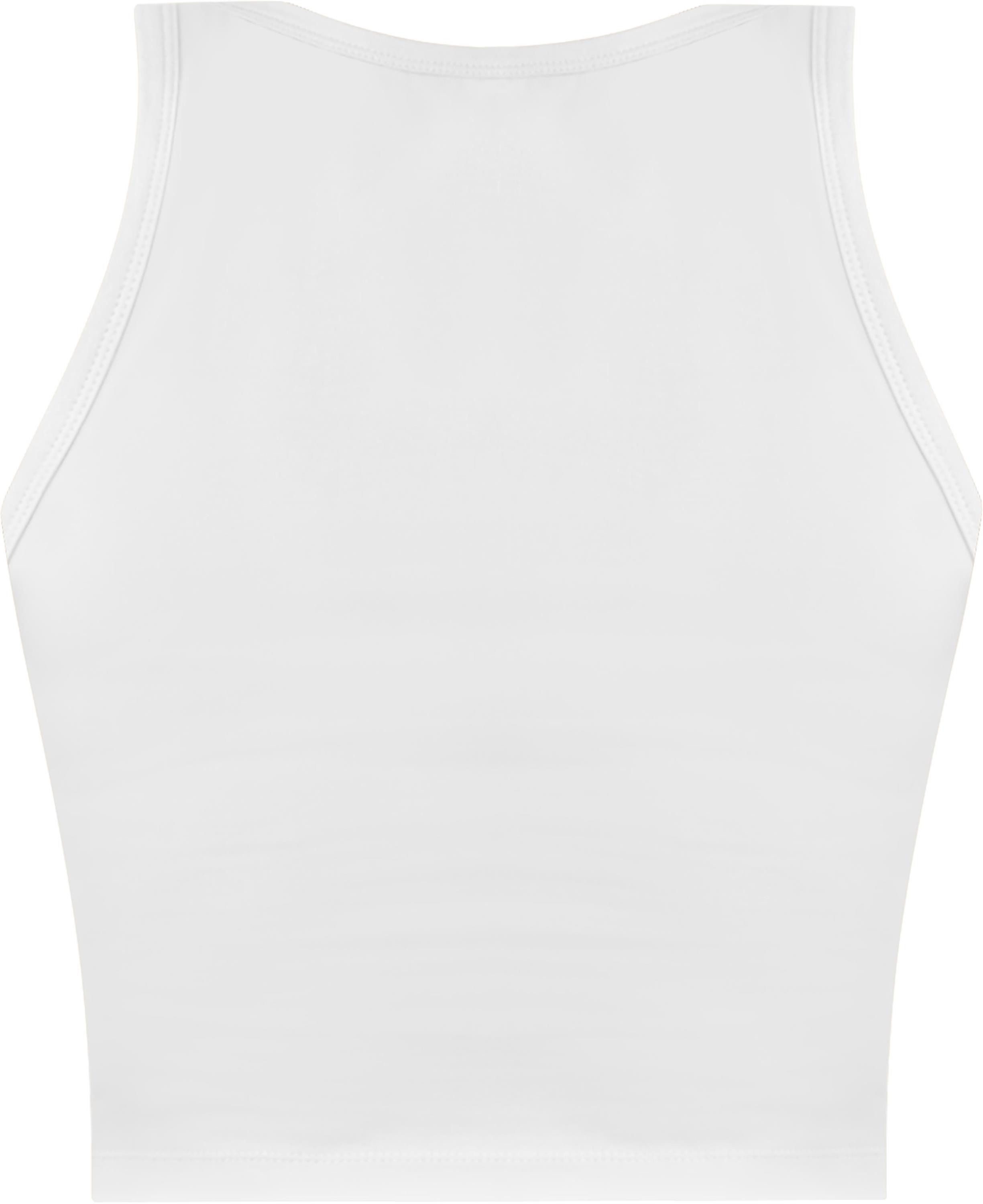 Janice Kurzarmshirt 3 x Damen crop Top hochgeschlossen Niah Kurzes Tanktop günstig online kaufen