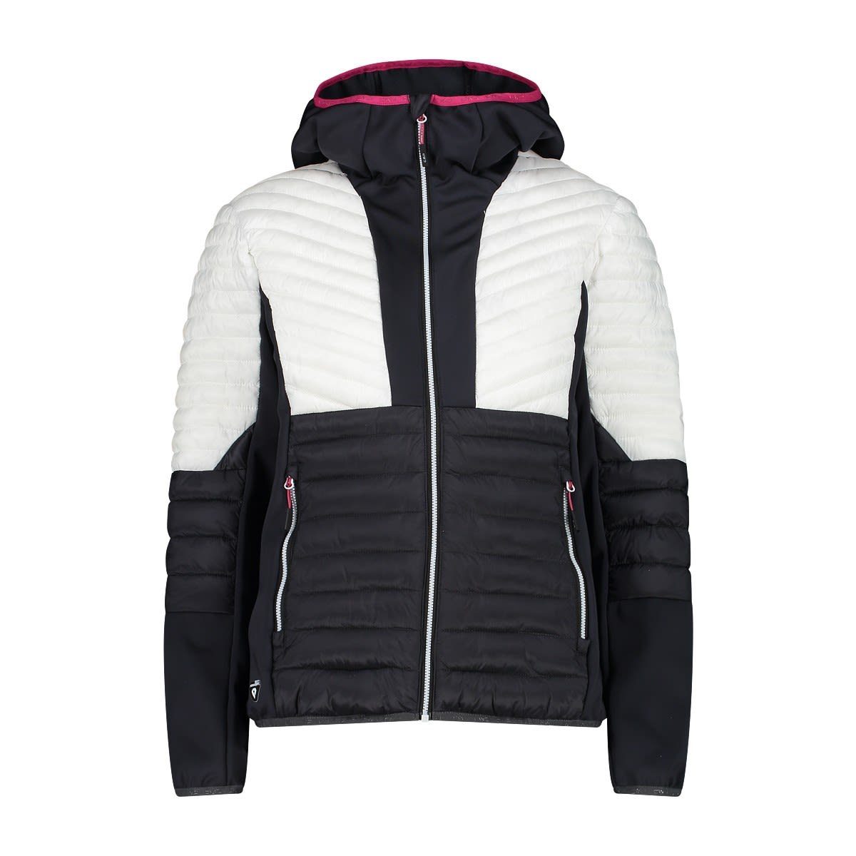 W Fix Damen Cmp CMP Hybrid Outdoorjacke Hood Jacket Antracite Anorak